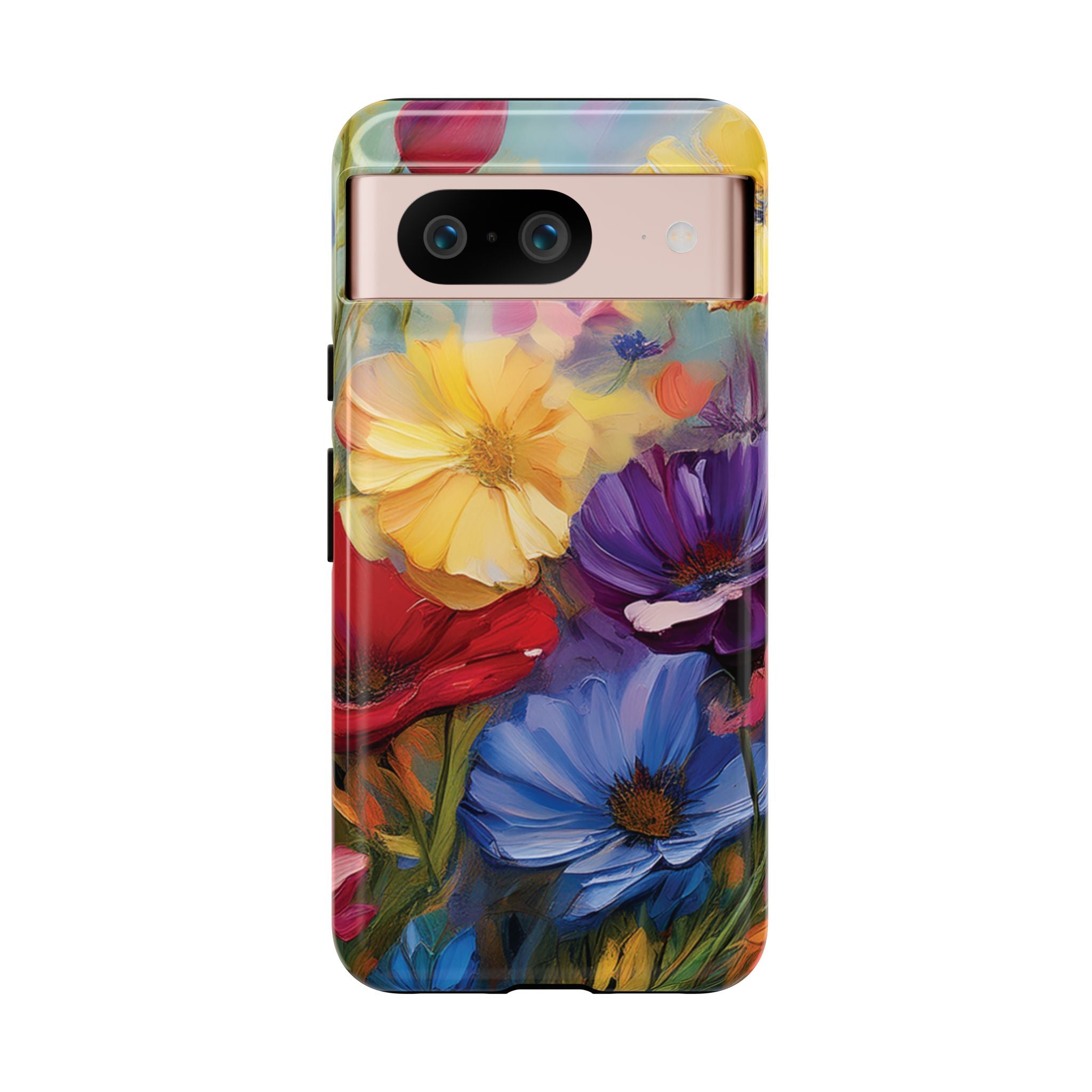 Bold Wildflower Phone Case Bright Hand-Painted Floral Art Vibrant Botanical Design for iPhone & Samsung | Trendy Nature Lover Gift Phone  Galaxy