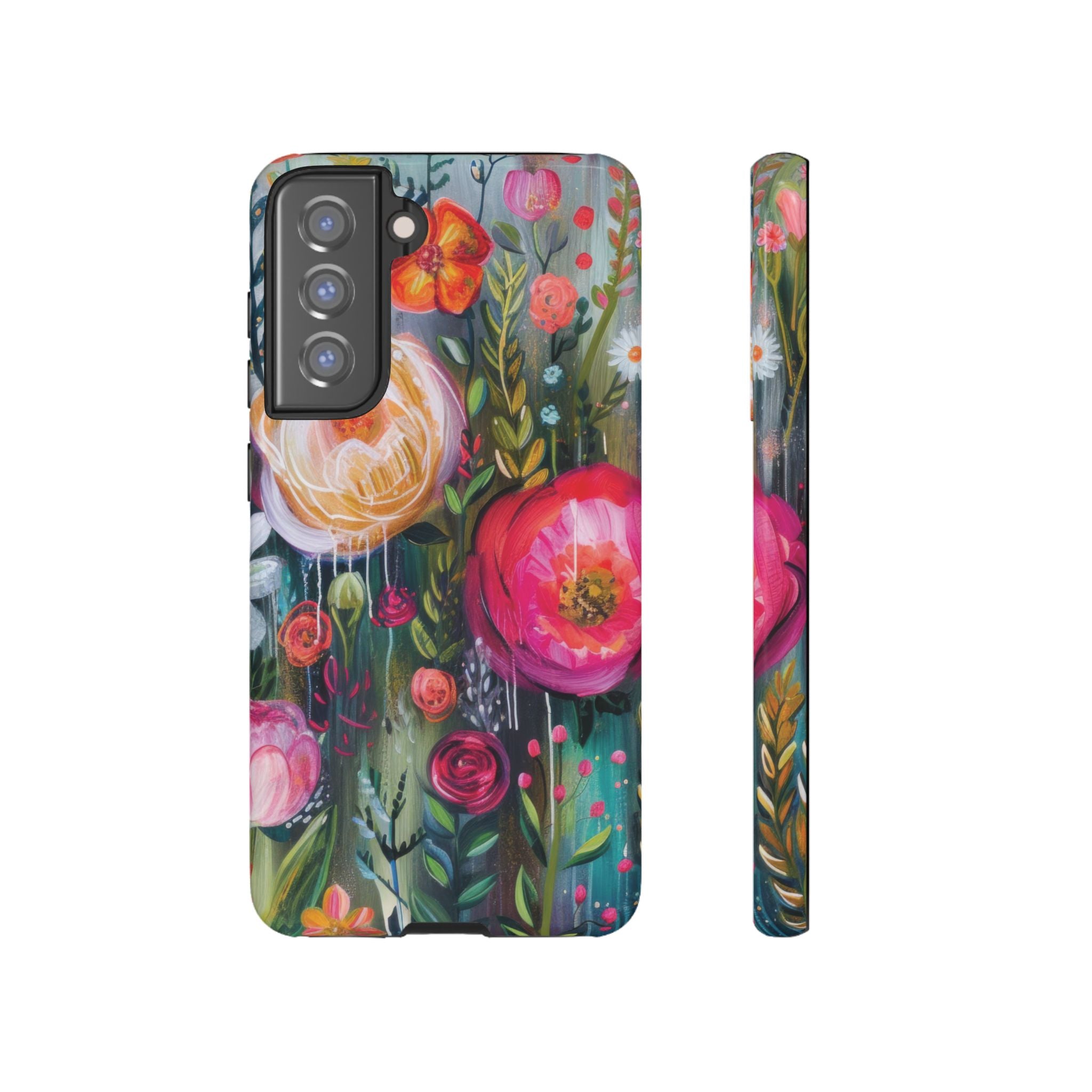 Watercolor Boho Floral Phone Case for iPhone 17 case Samsung, and Pixel | Stylish Protective Cover Gift for Her Perfect for Floral Lover