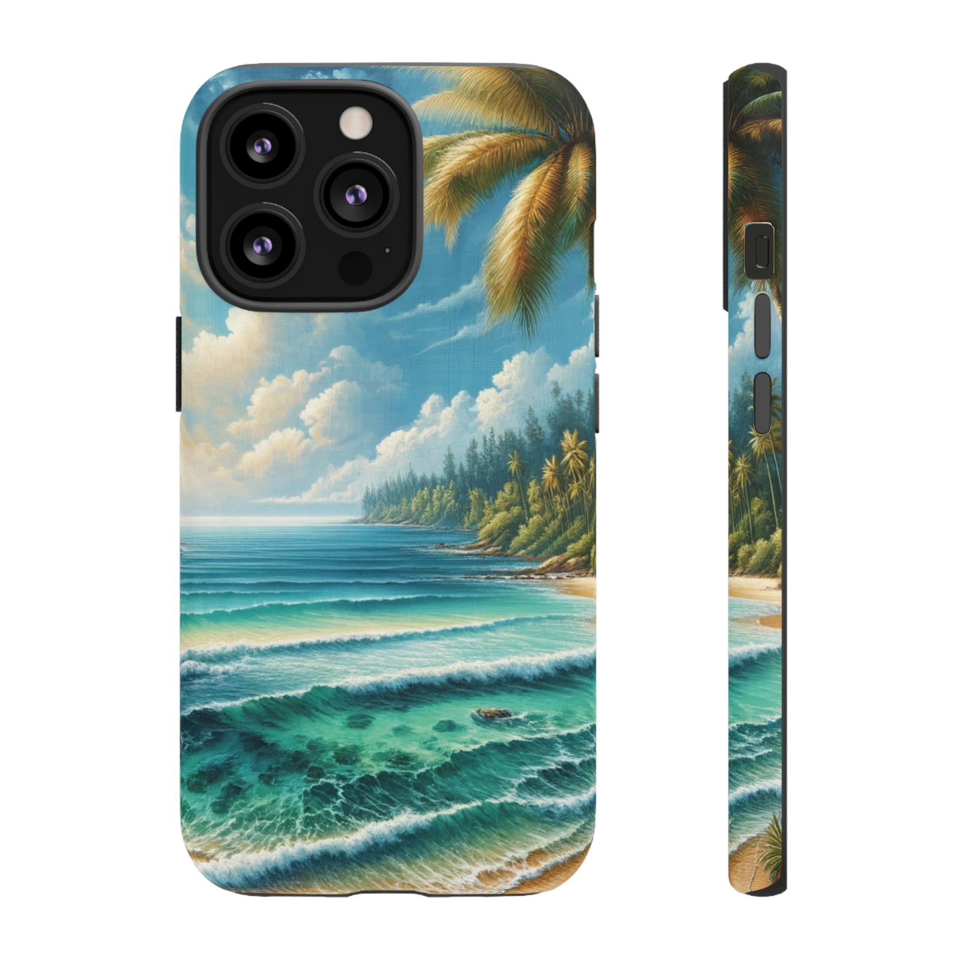 Coastal Serenity Ocean Beach View Protective Phone Case Gift for Her Phone 15, Samsung iPhone Samsung Gift for Her Case iPhone 15, Samsung iPhone Samsung Accessory Gift for Her.