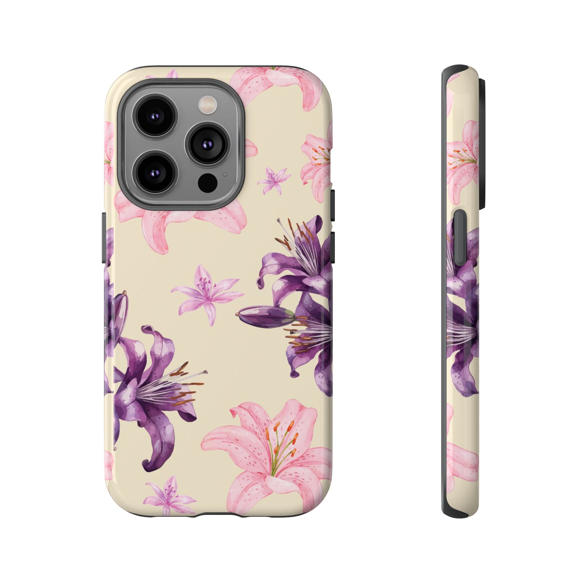 Blooming Tiger Lily Phone Case - Compatible with iPhone, Samsung, and Pixel | Stylish Protective Cover Gift for Her Perfect for Floral Lover