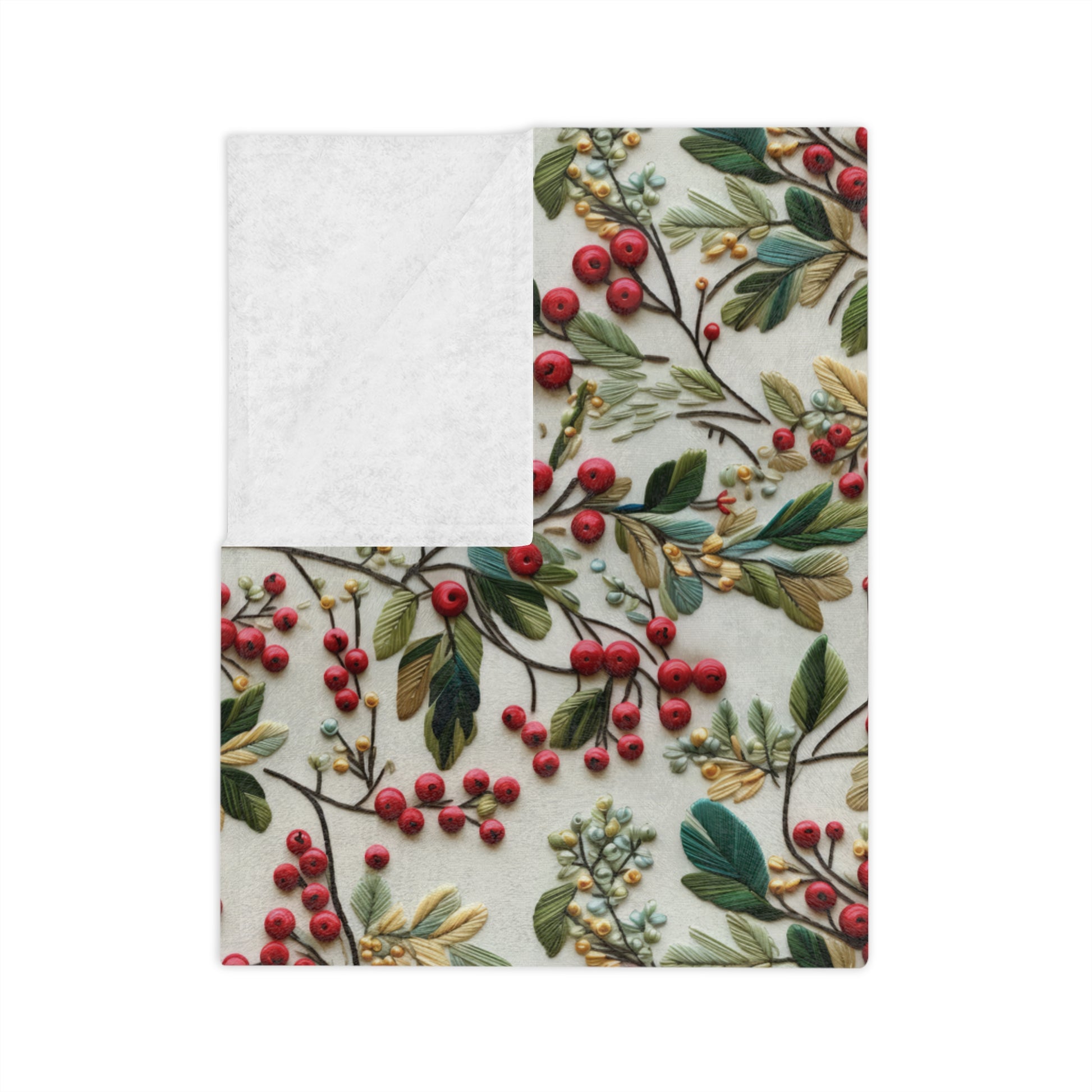 New House Holly Wildflowers Boho Chic Throw Ultra-Soft Minky Blanket Cozy Comfort Blanket Elegant Home Decor Plush Microfiber for Maximum Comfort Blanket, Perfect for Snuggling Decor, Cozy All-Season Warmth, Housewarming Gift Throw - MRSBYVALLE