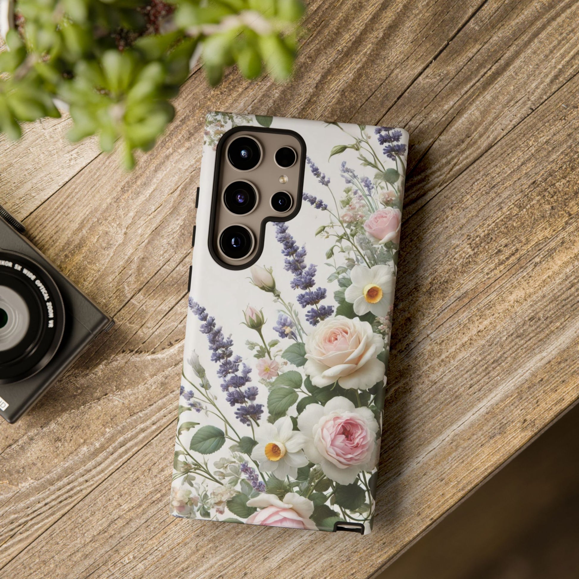 Boho Floral Fall Phone Case for iPhone 17,16  21 23 Samsung, and Pixel | Stylish Protective Cover Gift for Her Perfect for Floral Lover