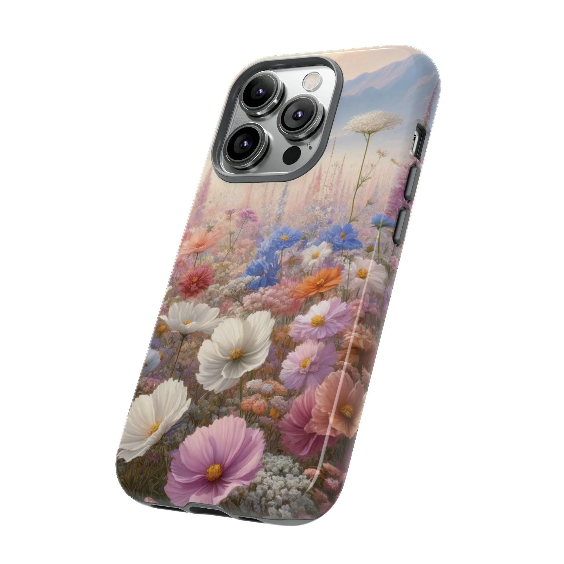 Phone Case Floral Boho Luxury Tough Case Floral Elegant Durable Stylish for Modern Devices iPhone 15, Samsung iPhone Samsung Accessory Gift for Her.