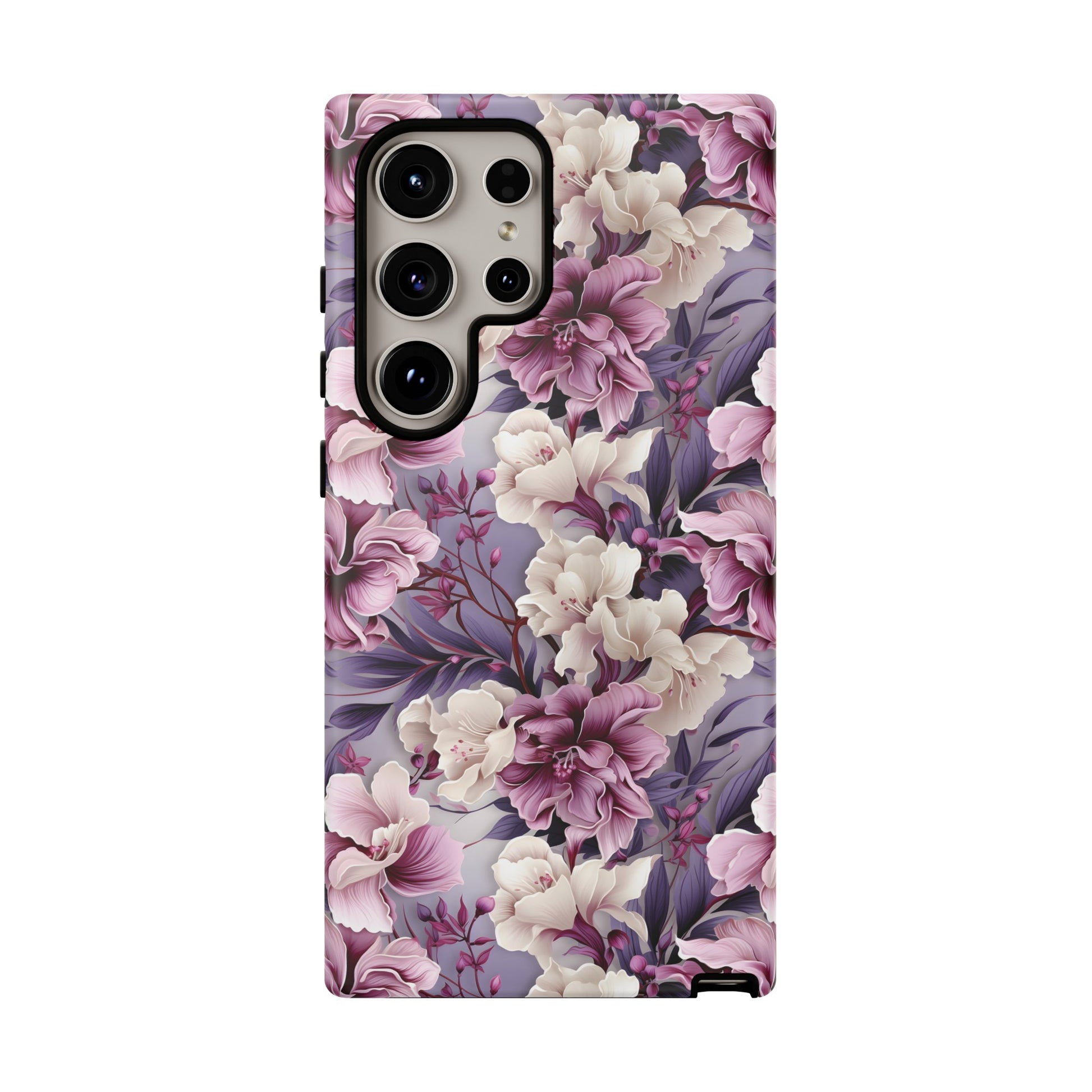 Lavender Flowers Protective Phone Case Gift for Her Phone 15, Samsung iPhone Samsung Gift for Her Case iPhone 15, Samsung