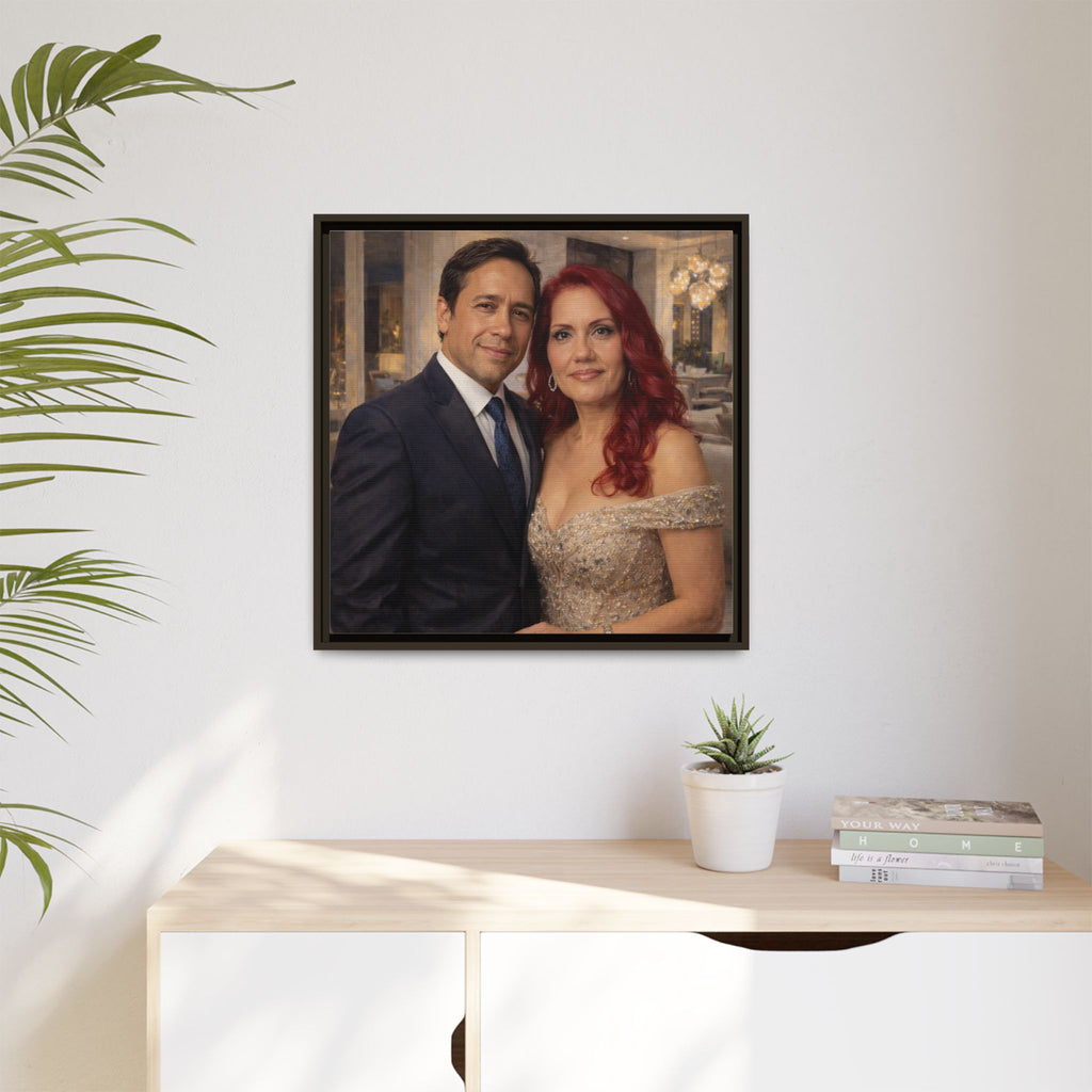 Custom Oil Painting Illusion Canvas – Luxury Portrait Art