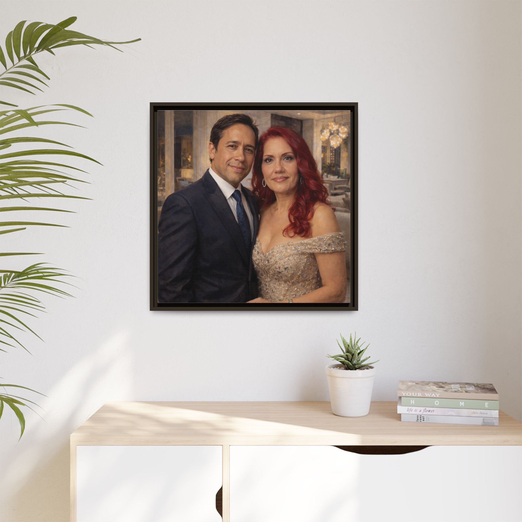 Custom Oil Painting Illusion Canvas – Luxury Portrait Art