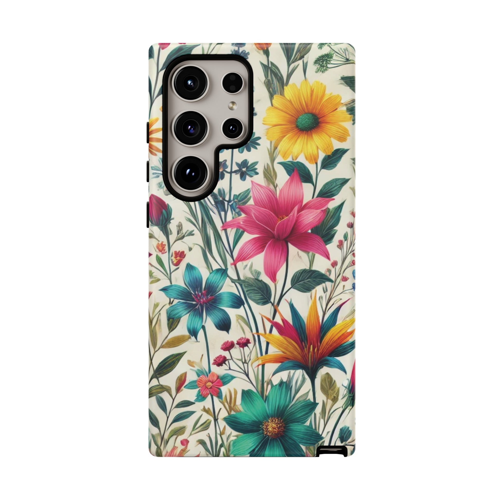 Wildflowers Boho Chic Design Phone Case - Stylish, Protective Cover for All Models Gift for Mom Accessory Gift for Her
