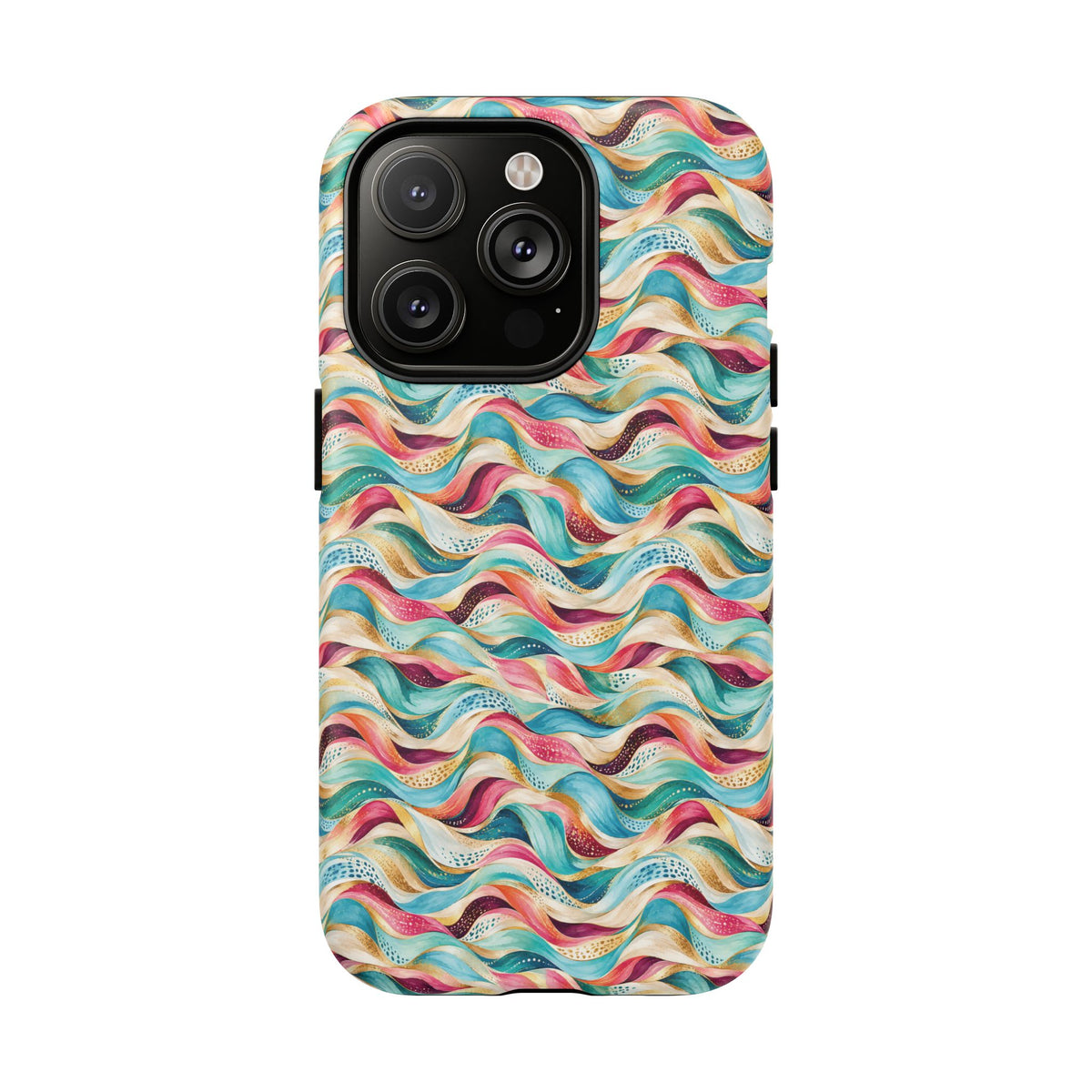 Colorful Wave MagSafe Tough Phone Case