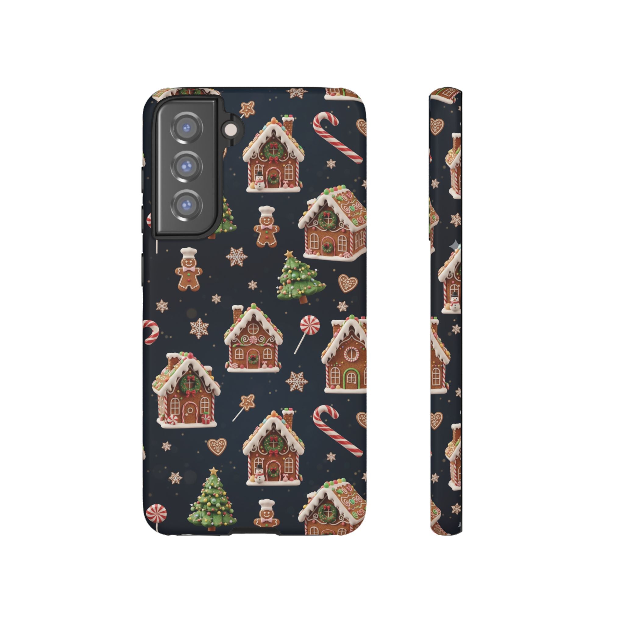 3D Gingerbread House Christmas Phone Case | Premium Holiday Gift Cover for iPhone 17, iPhone, and Samsung Galaxy Gift for Her or Him