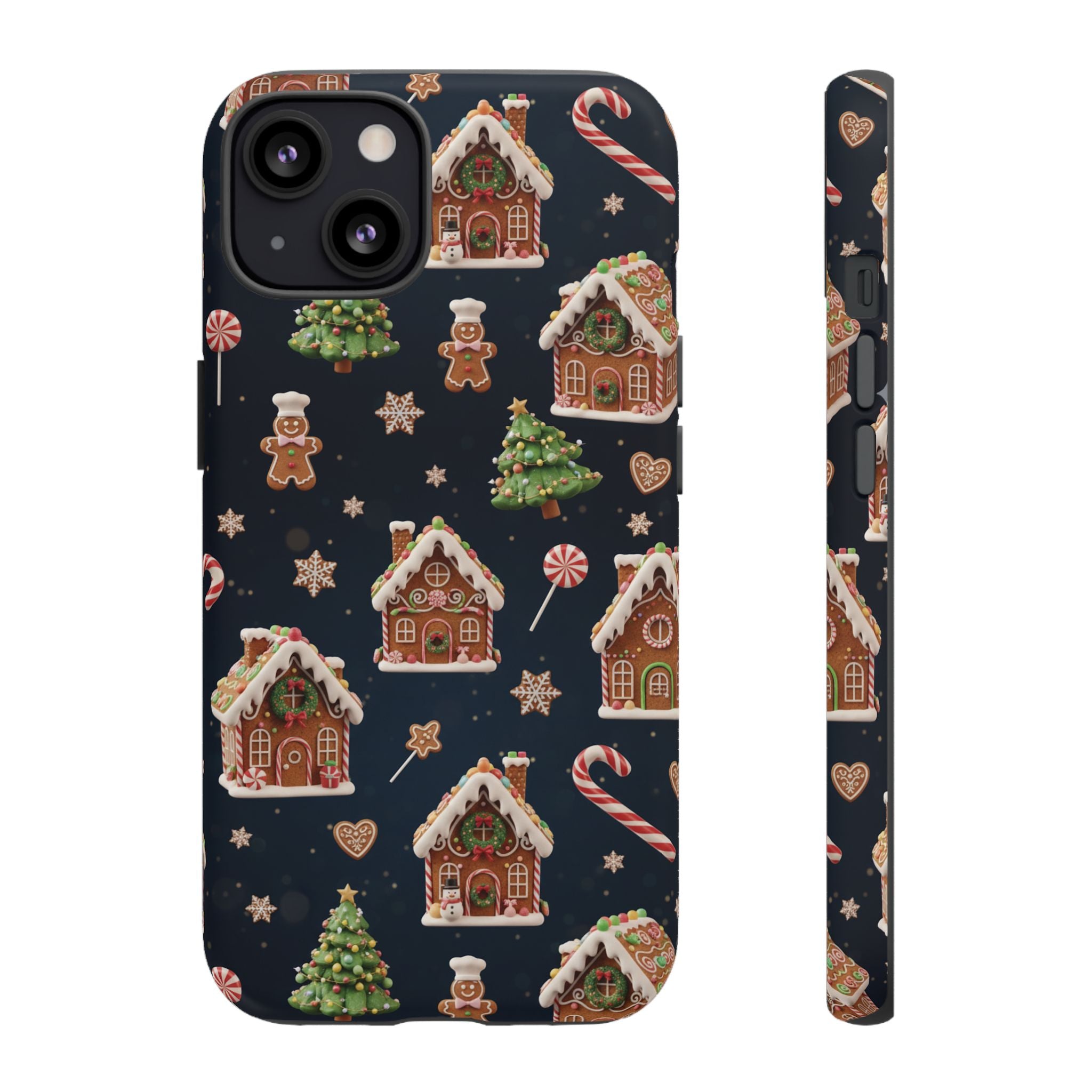3D Gingerbread House Christmas Phone Case | Premium Holiday Gift Cover for iPhone 17, iPhone, and Samsung Galaxy Gift for Her or Him