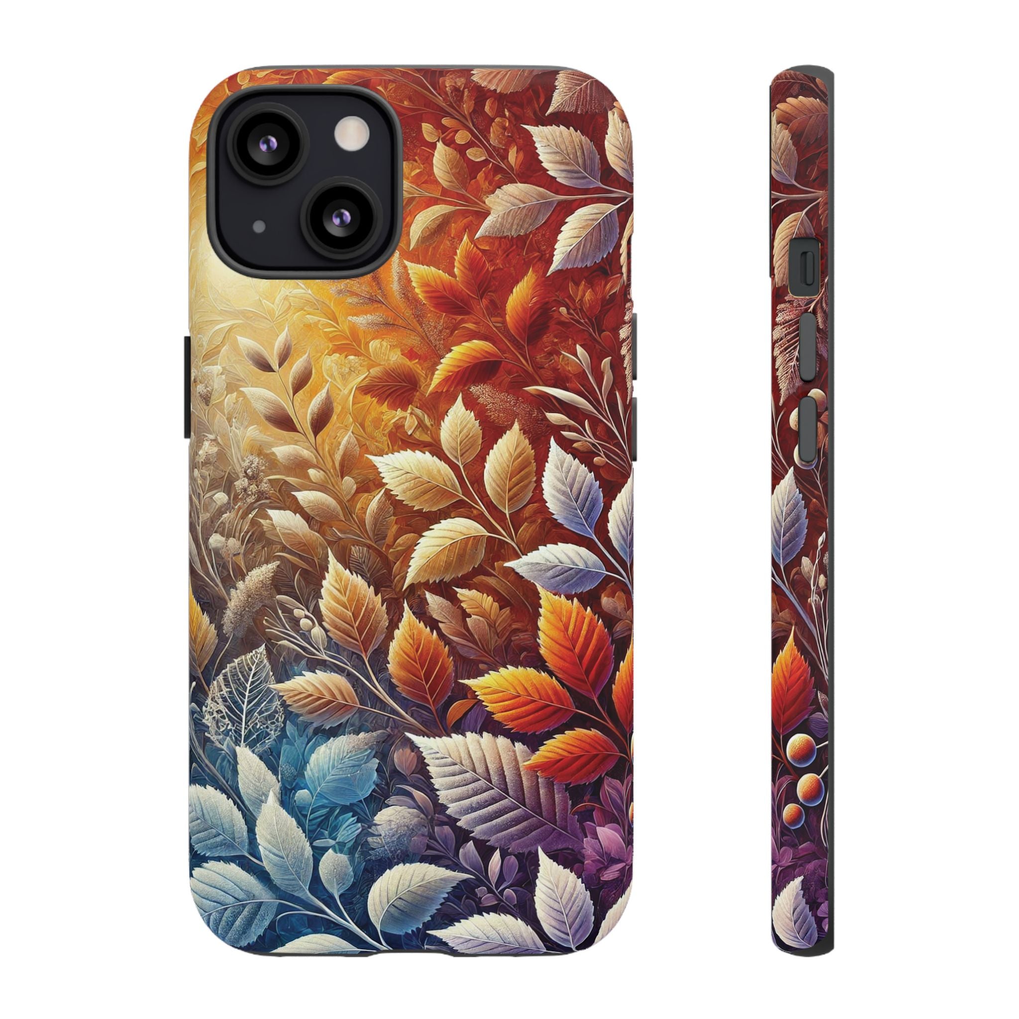 Beautiful Colorful Leaves Phone Case Vibrant Autumn Design for iPhone & Samsung, Durable Protection with Eye Catching Style, Perfect for Nature Lovers & Seasonal Charm Gift for Her