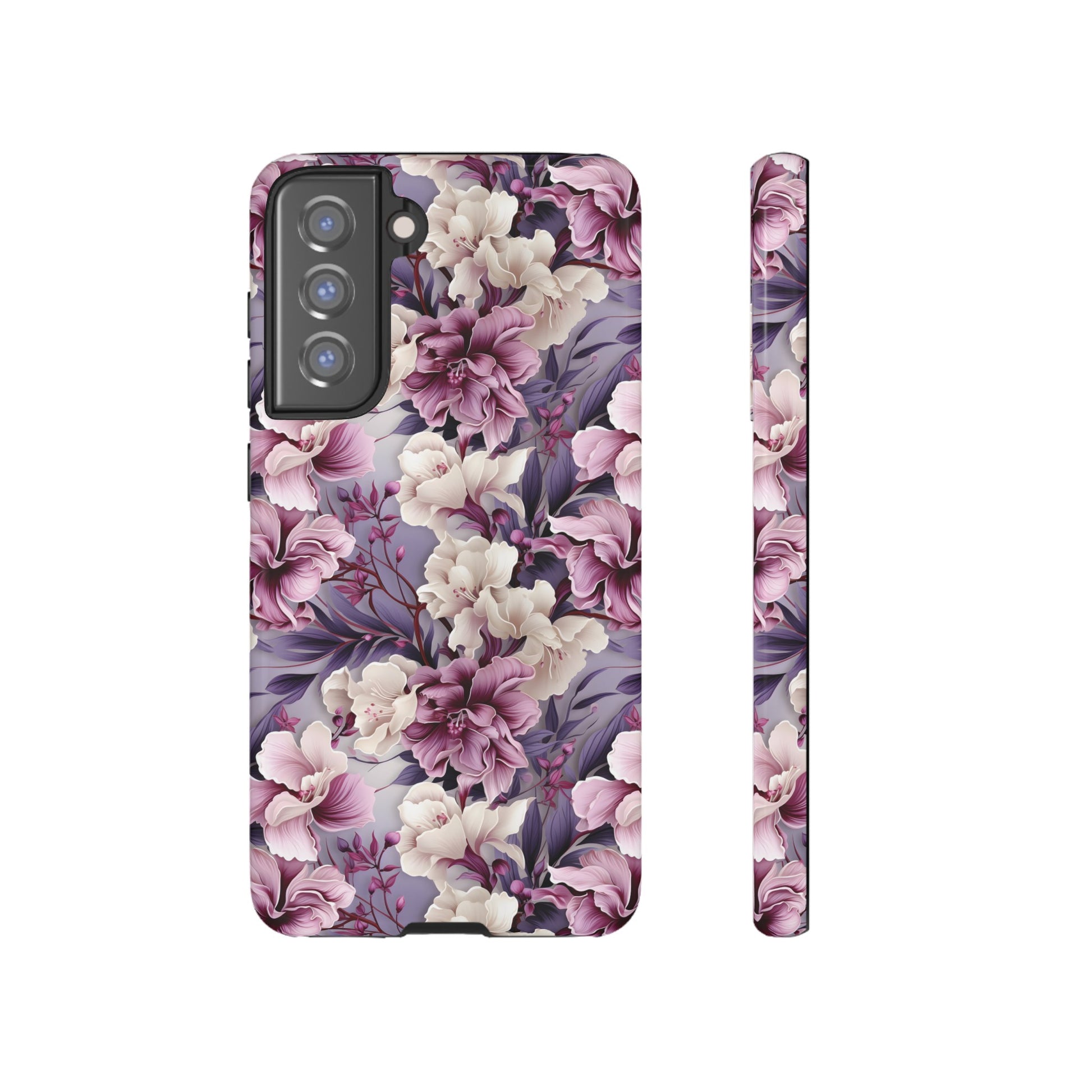 Lavender Flowers Protective Phone Case Gift for Her Phone 15, Samsung iPhone Samsung Gift for Her Case iPhone 15, Samsung