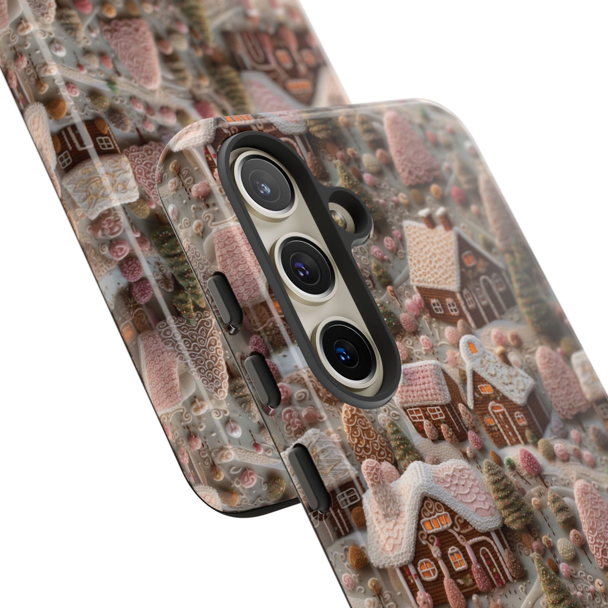 Gingerbread House 3D Phone Case Durable for iPhone Samsung Gift iPhone 15, 14, 13 Samsung Pixel Gift for Mom Accessory Gift for Her