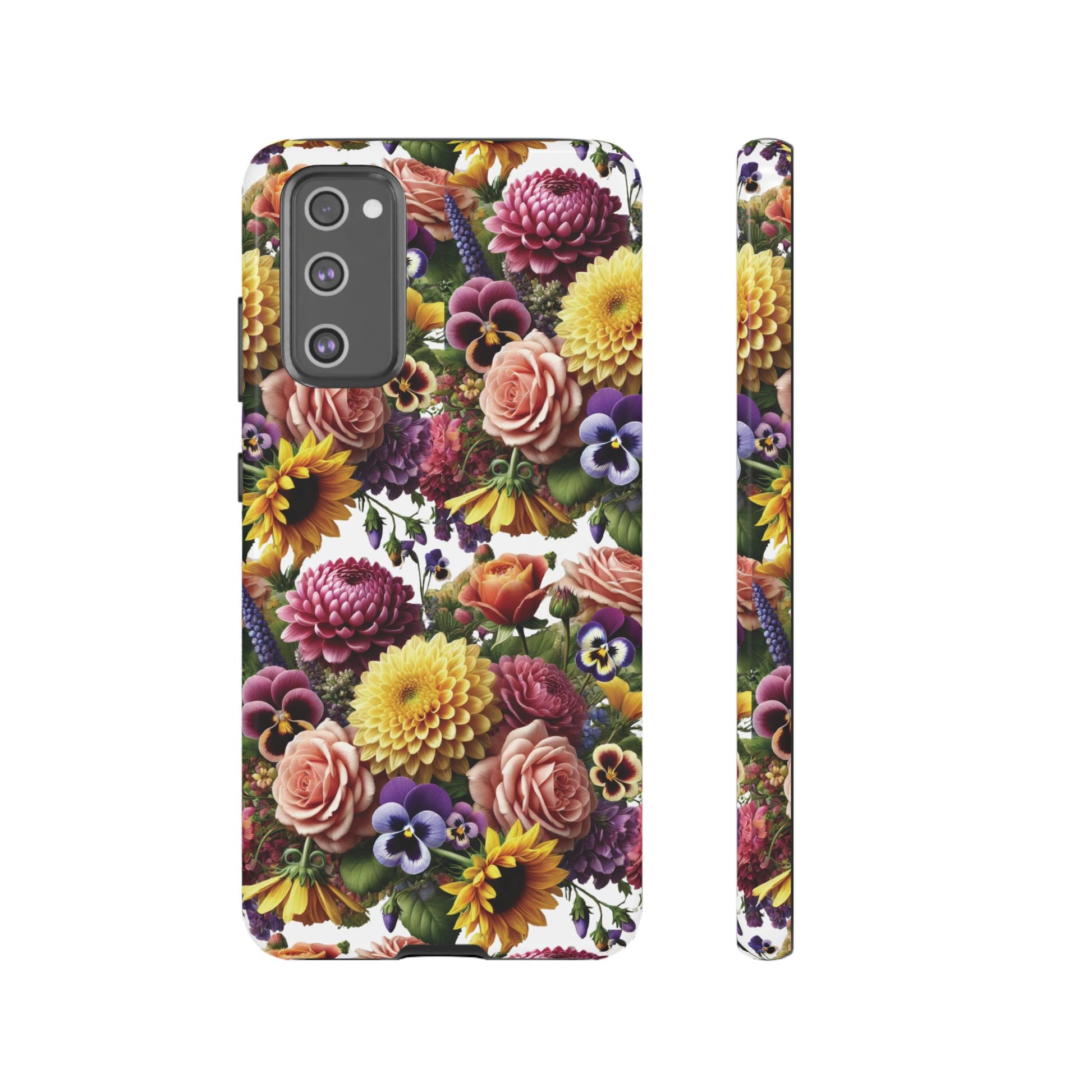Floral Fall Phone Case for iPhone 16 15 14 13 12  21 23 Samsung, and Pixel | Stylish Protective Cover Gift for Her Perfect for Floral Lover