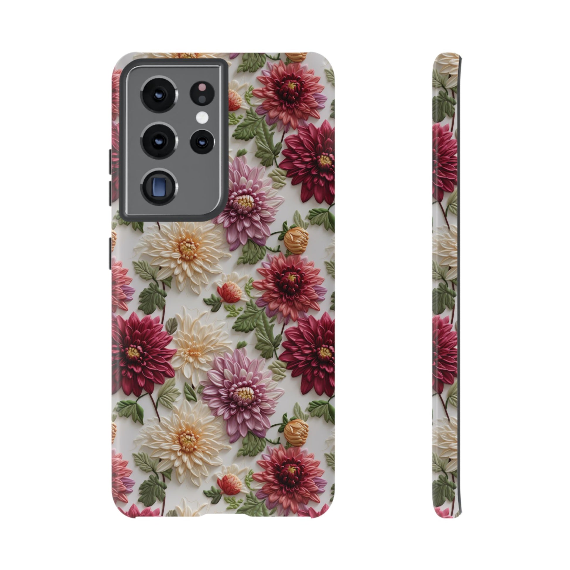 Floral Fall Phone Case for iPhone 16 pro15 14 13 12  21 23 Samsung, and Pixel | Stylish Protective Cover Gift for Her Perfect for Floral Lover