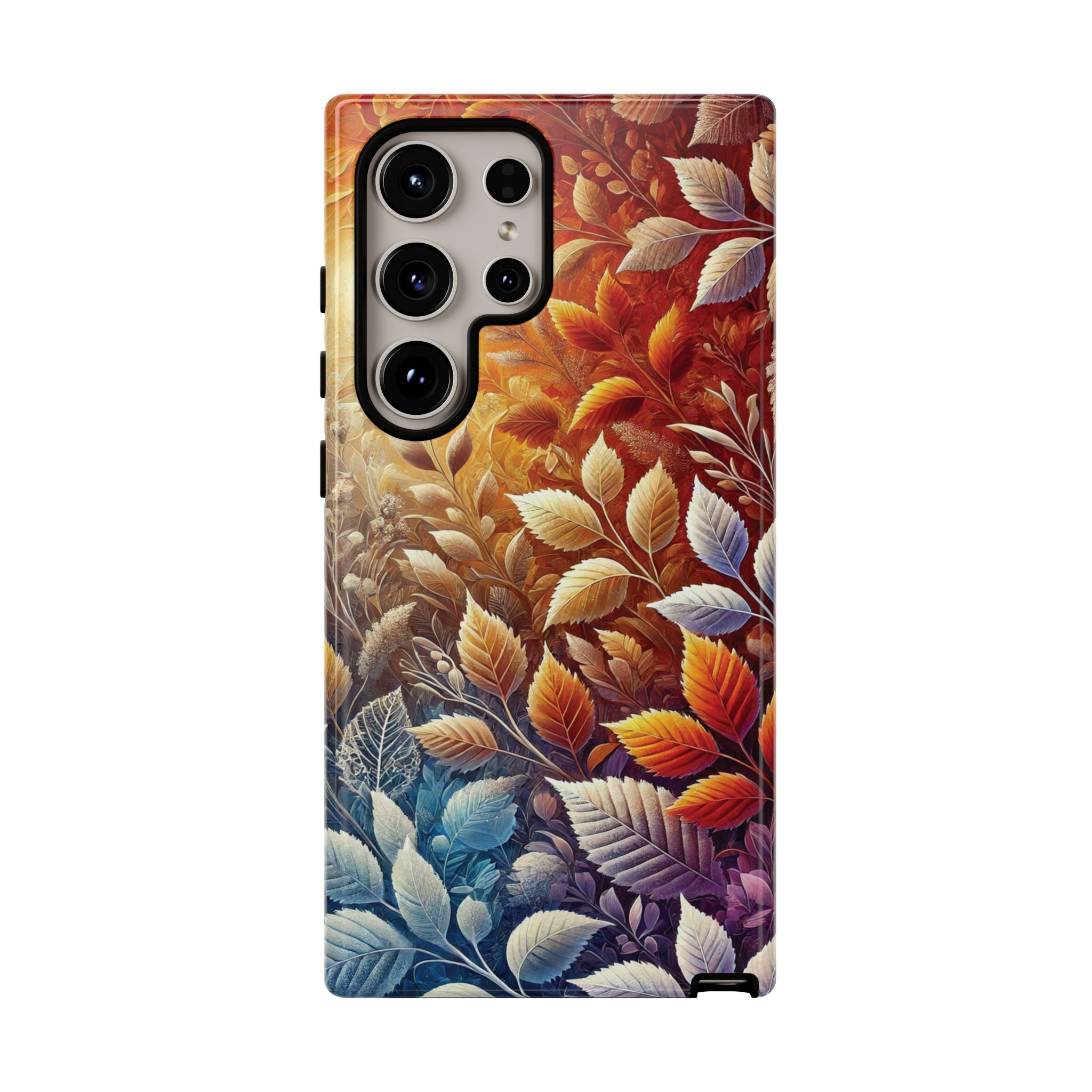 Beautiful Colorful Leaves Phone Case Vibrant Autumn Design for iPhone & Samsung, Durable Protection with Eye Catching Style, Perfect for Nature Lovers & Seasonal Charm Gift for Her