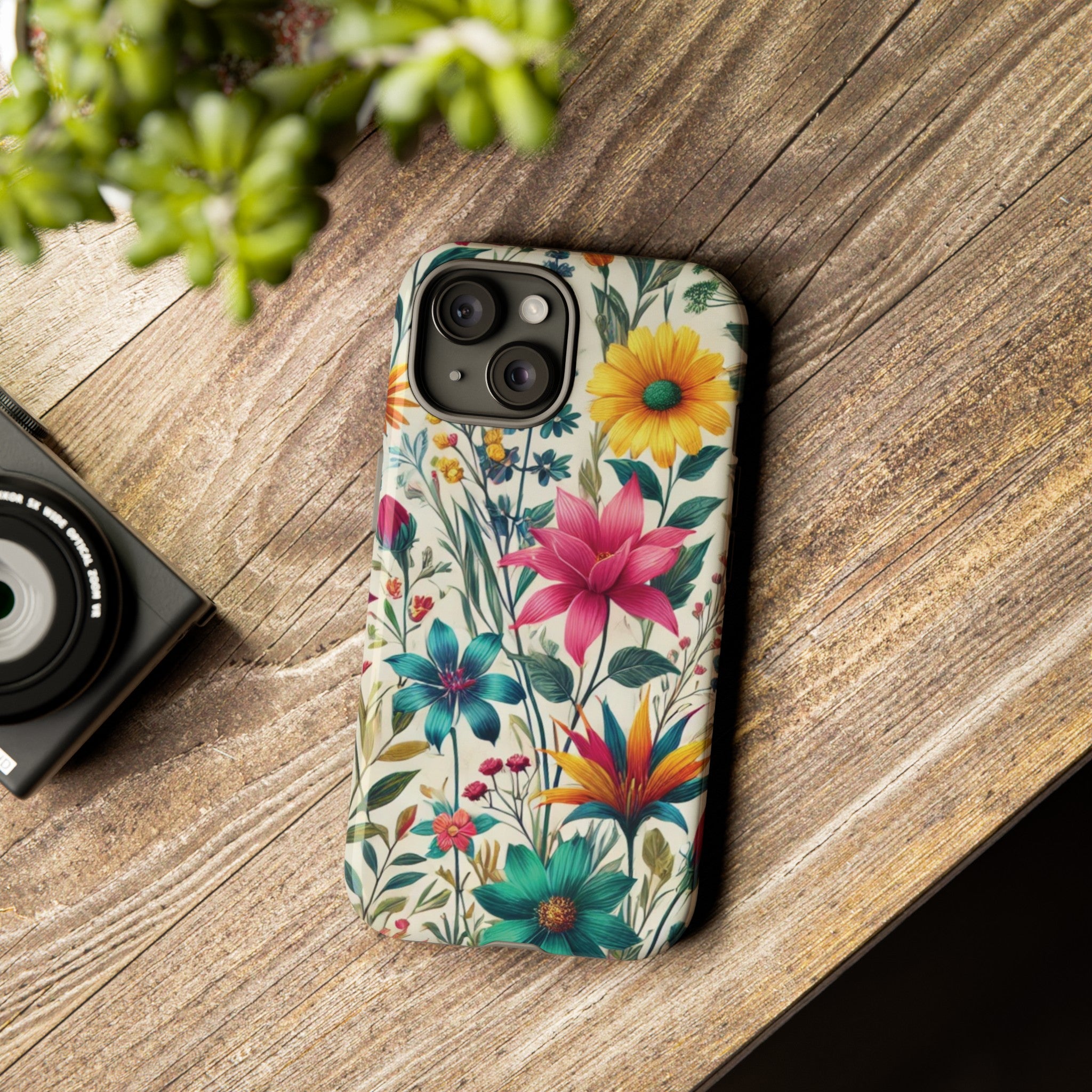 Wildflowers Boho Chic Design Phone Case - Stylish, Protective Cover for All Models Gift for Mom Accessory Gift for Her