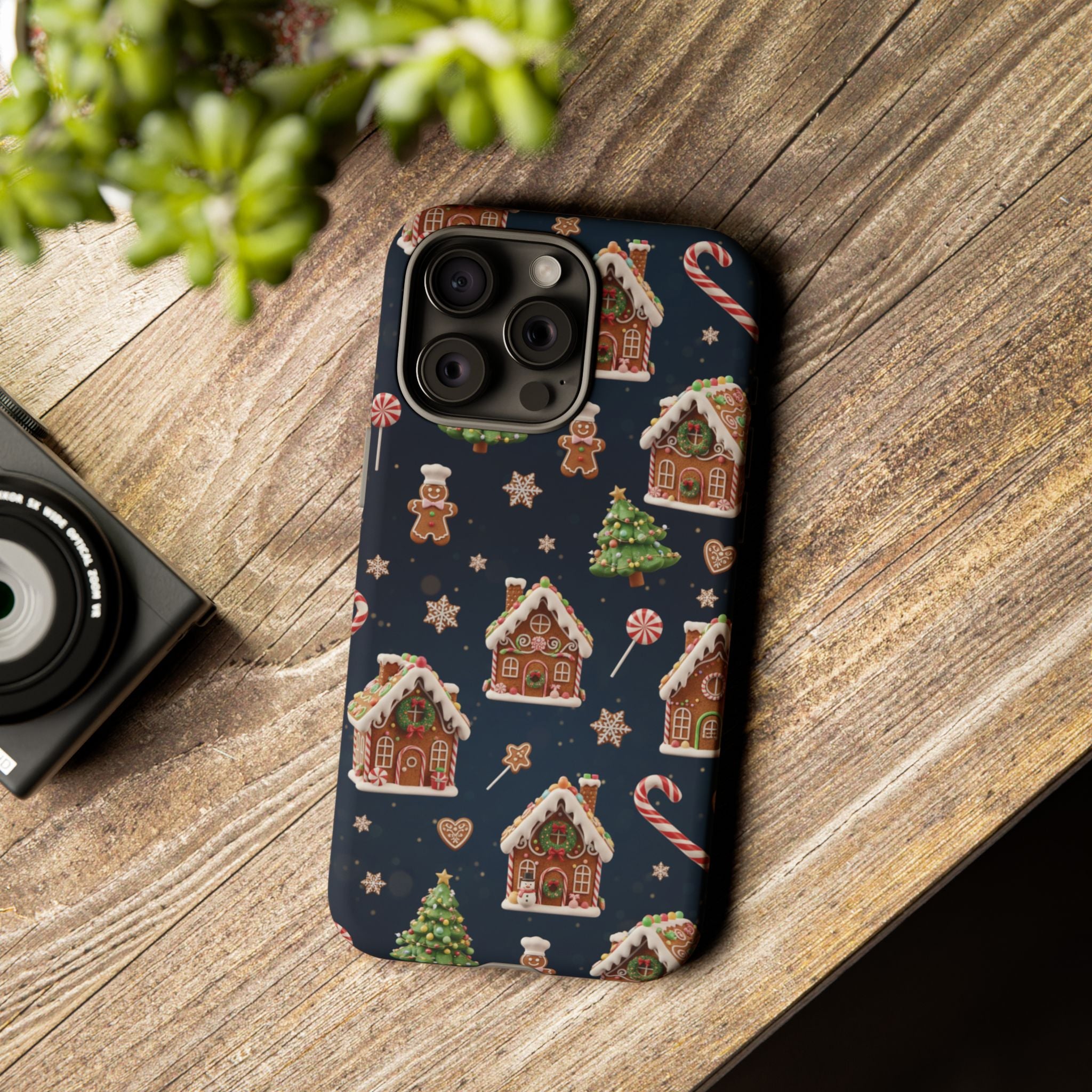 3D Gingerbread House Christmas Phone Case | Premium Holiday Gift Cover for iPhone 17, iPhone, and Samsung Galaxy Gift for Her or Him