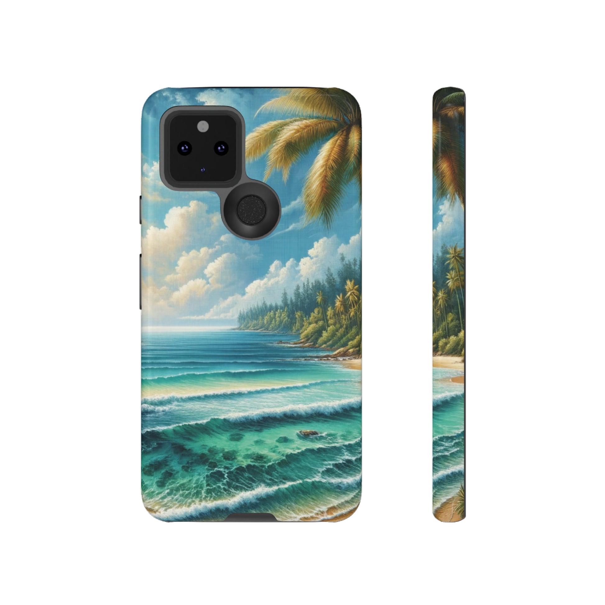 Coastal Serenity Ocean Beach View Protective Phone Case Gift for Her Phone 15, Samsung iPhone Samsung Gift for Her Case iPhone 15, Samsung iPhone Samsung Accessory Gift for Her.