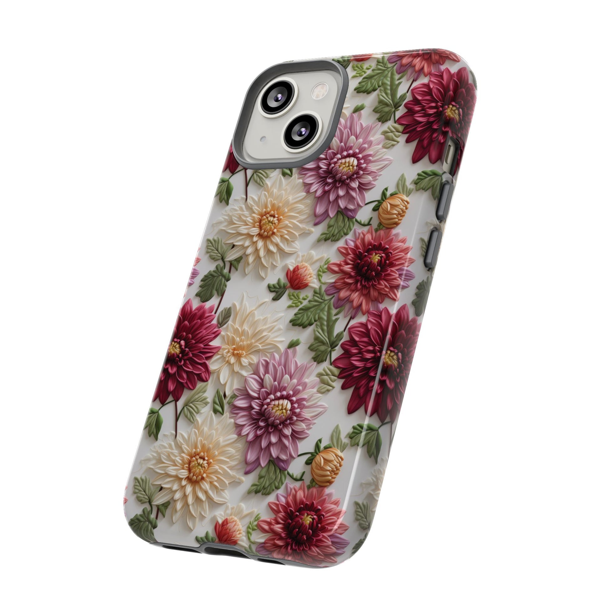 Floral Fall Phone Case for iPhone 16 pro15 14 13 12  21 23 Samsung, and Pixel | Stylish Protective Cover Gift for Her Perfect for Floral Lover