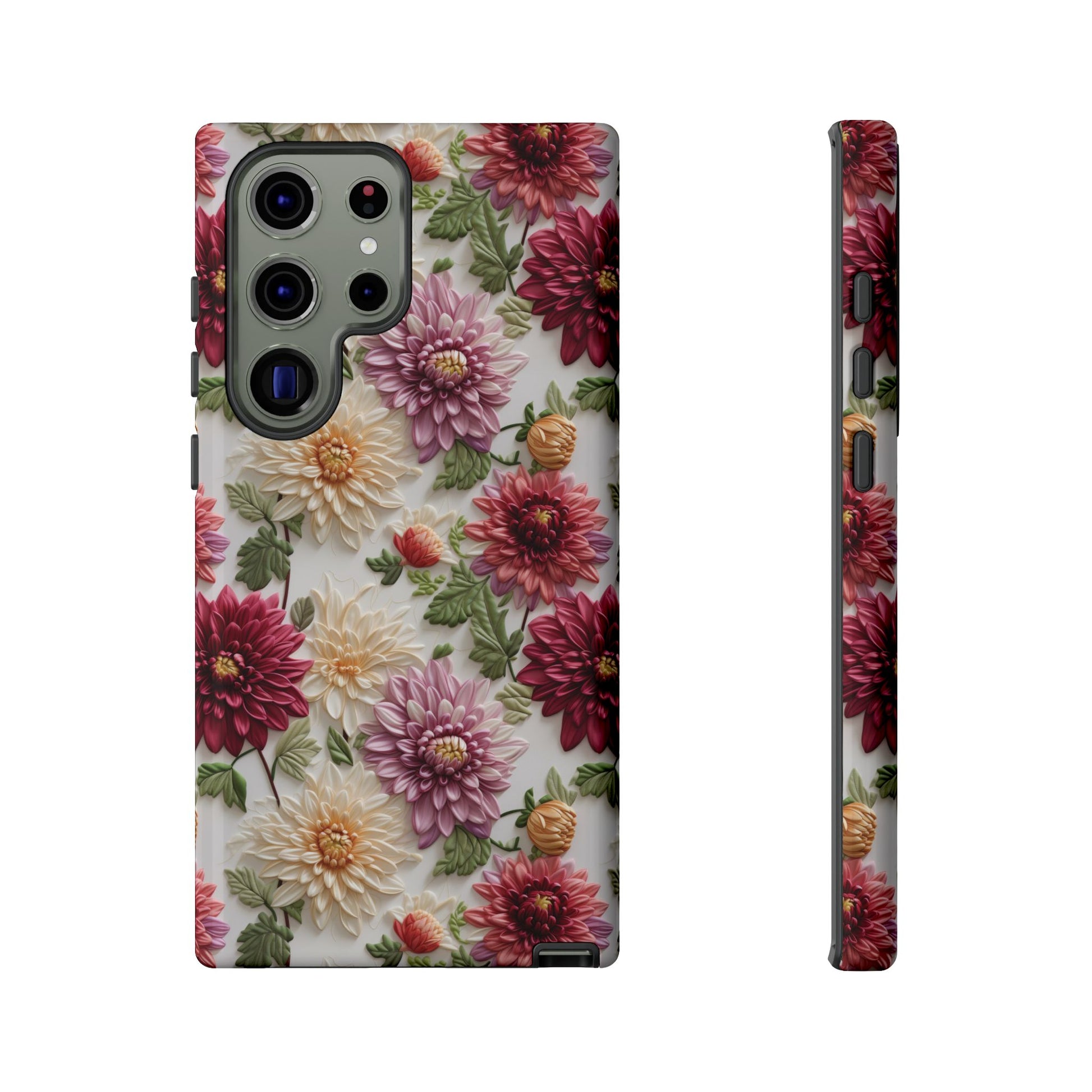 Floral Fall Phone Case for iPhone 16 pro15 14 13 12  21 23 Samsung, and Pixel | Stylish Protective Cover Gift for Her Perfect for Floral Lover