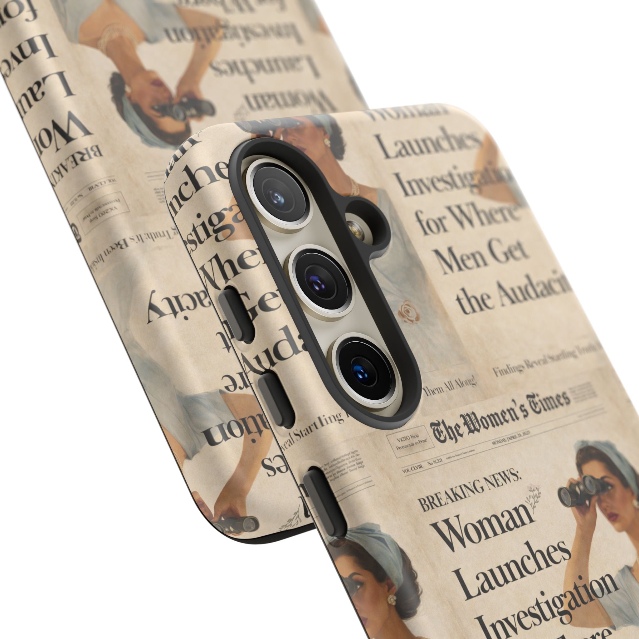 Funny Vintage Sarcastic Women Phone Case | Retro Sarcasm Text Design