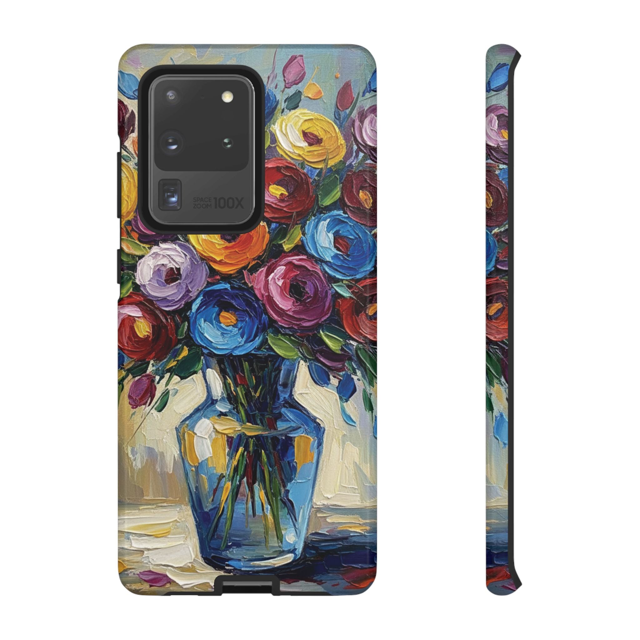 Floral Luxury Oil Painting Illusion Tough Case — Floral Art Phone Case for Art Lovers