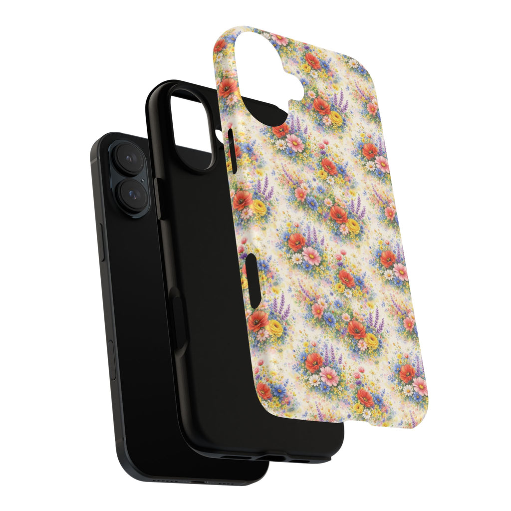 Watercolor Wildflowers Phone Case — Tough Cases