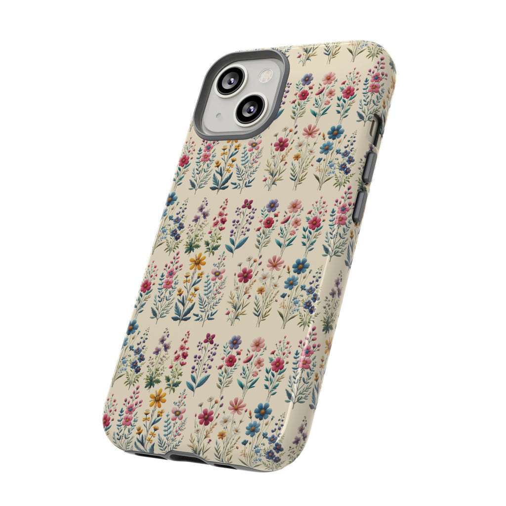Best Beautiful Wildflower Phone Case Floral Design for iPhone, Galaxy, and Google Durable Protection Gift for Her Case iPhone 15, Samsung iPhone Gift for Her