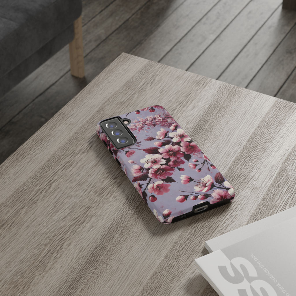 Lavender Floral Phone Case | Fall-Inspired Protective Cover for iPhone, Samsung & Pixel – Perfect Gift for Her