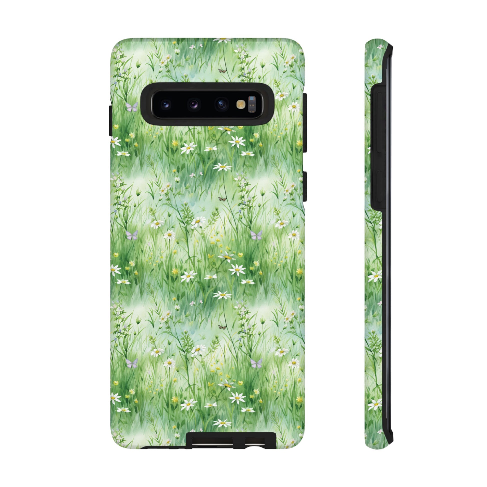 Beautiful Watercolor Grassing Daisy Boho Chic Design Phone Case Protective Cover for All Models Gift for Mom Accessory Gift for Her