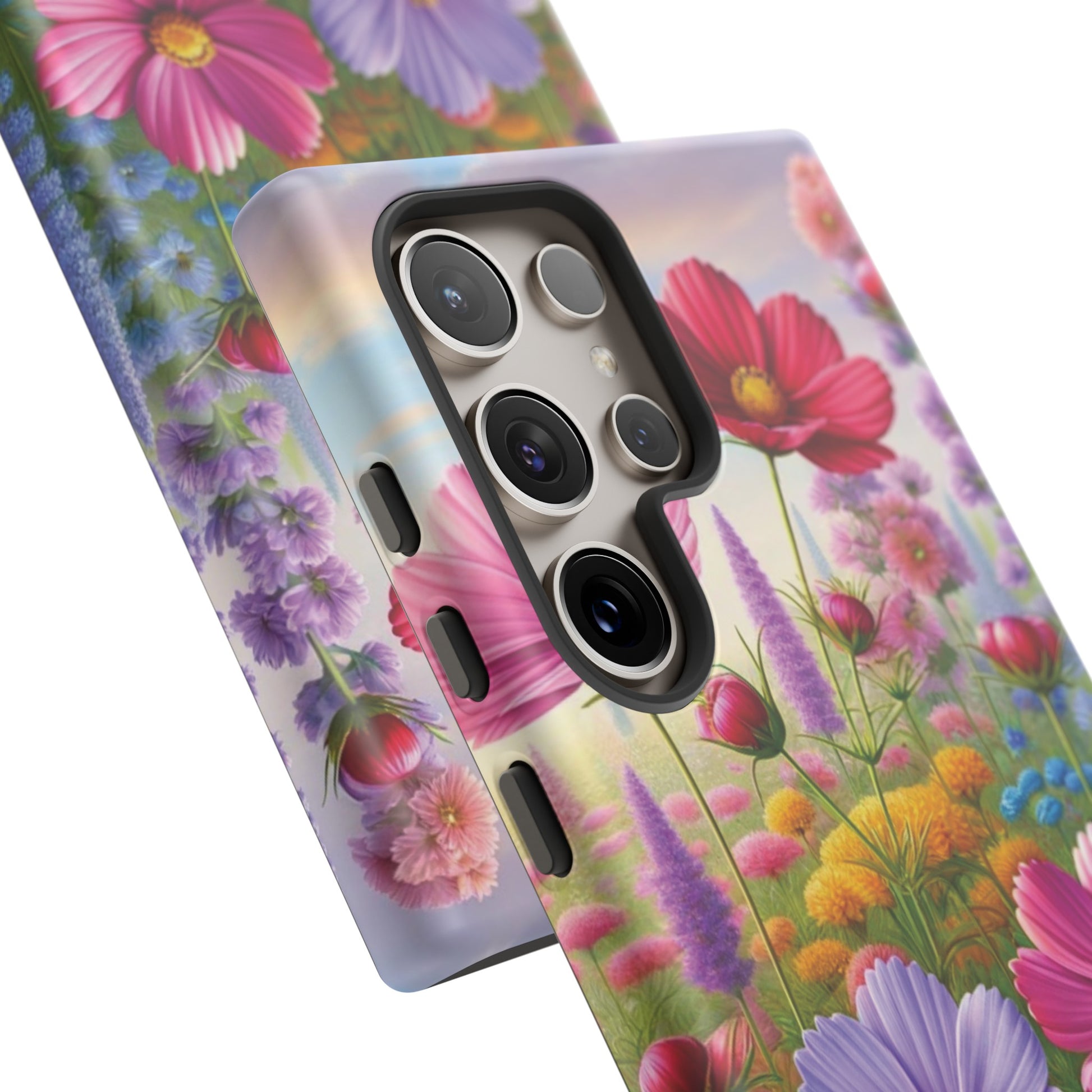 Bright Floral Phone Case Durable for iPhone Samsung Gift iPhone 15, 14, 13 Samsung Pixel Gift for Mom Accessory Gift for Her