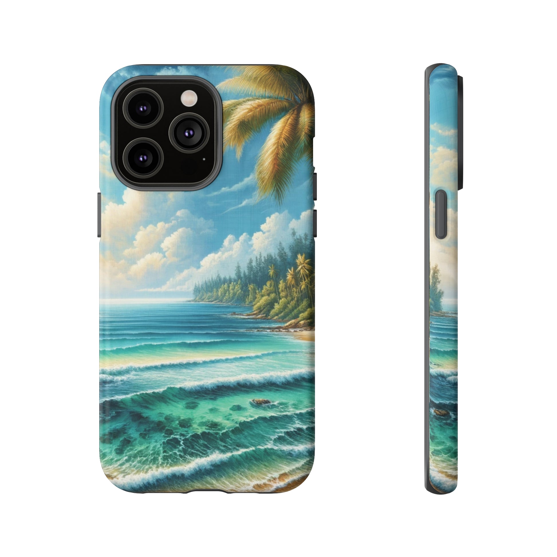 Coastal Serenity Ocean Beach View Protective Phone Case Gift for Her Phone 15, Samsung iPhone Samsung Gift for Her Case iPhone 15, Samsung iPhone Samsung Accessory Gift for Her.