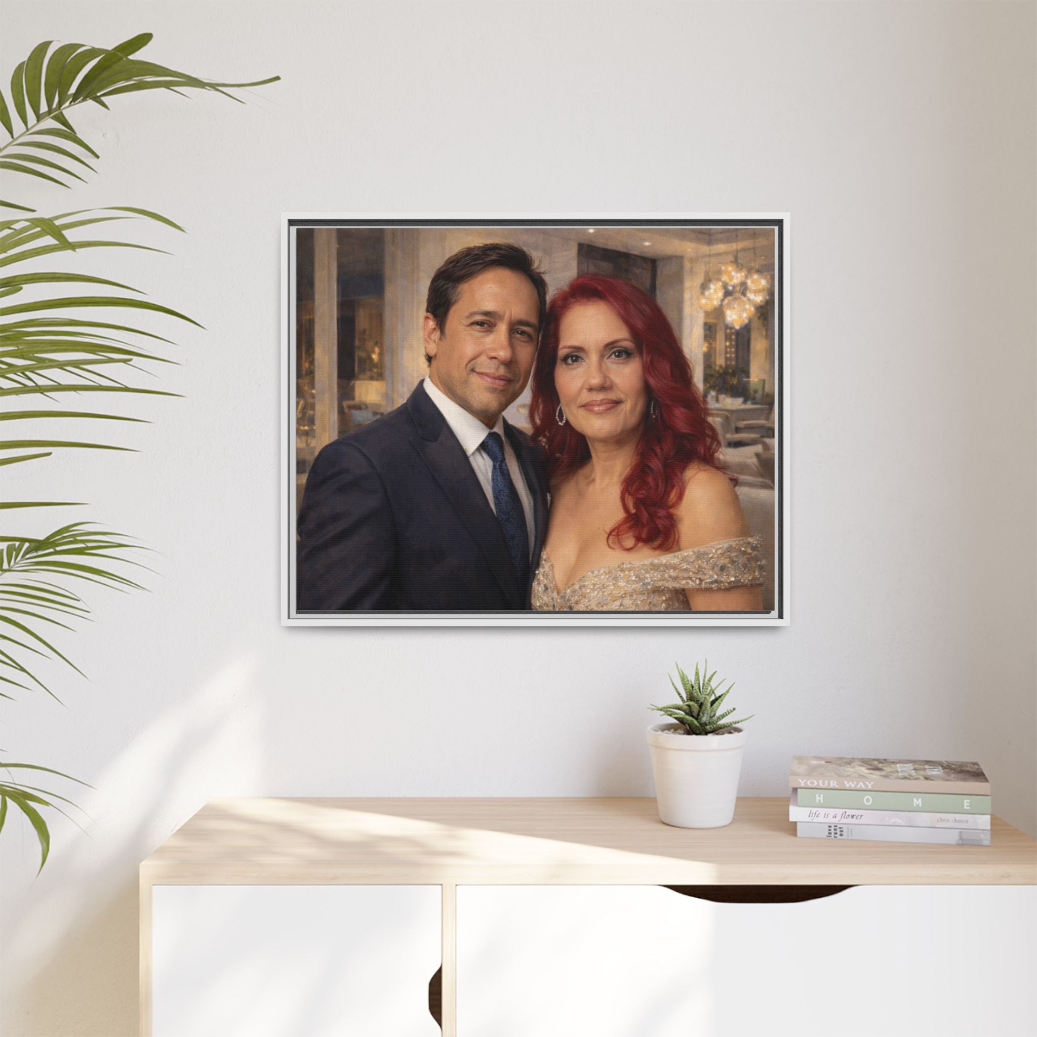 Custom Oil Painting Illusion Canvas – Luxury Portrait Art