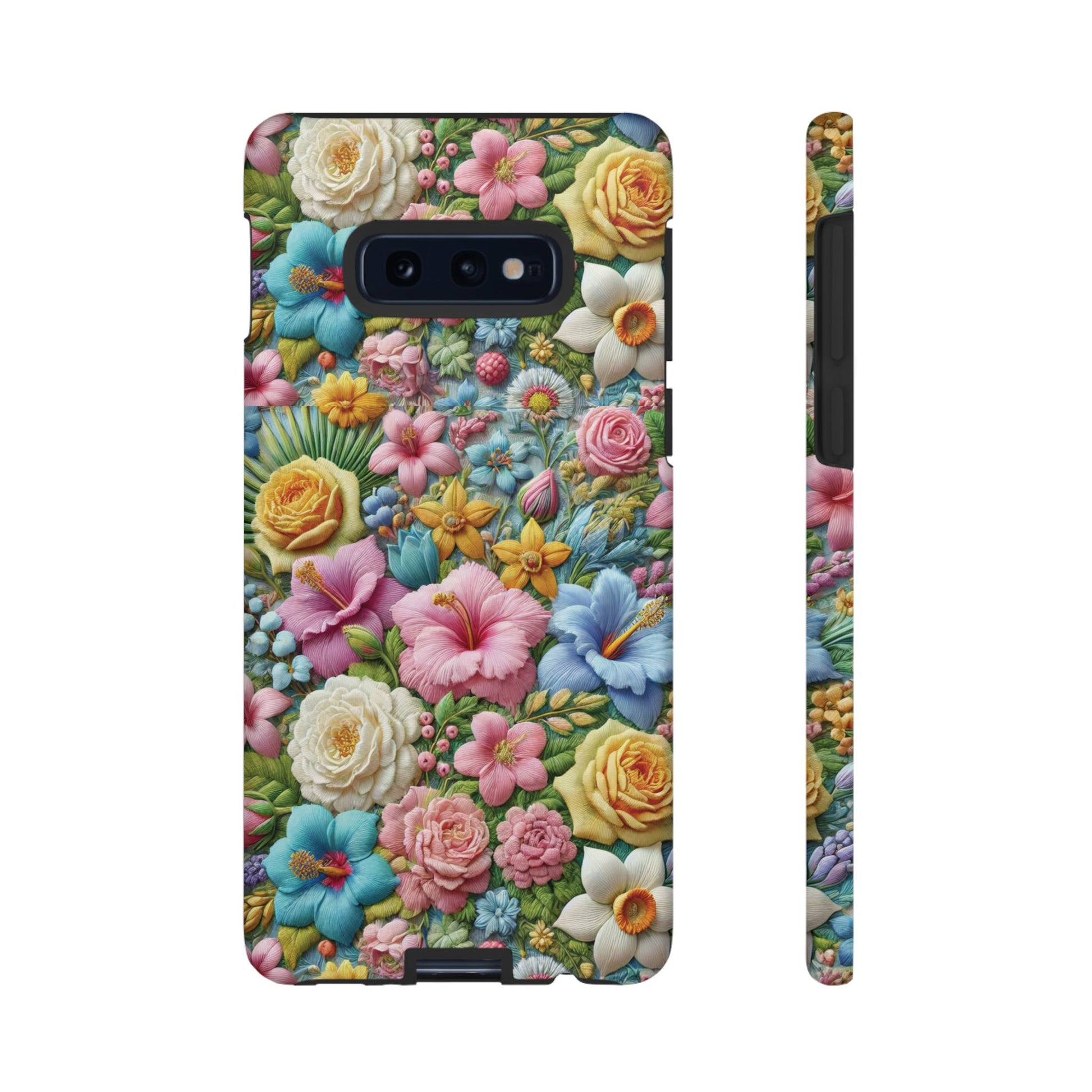 Elegant Pastel Flower Phone Case – Beautiful Floral Design, Durable Protection for Your Device, Stylish and Lightweight, Perfect Gift for Flower Lovers