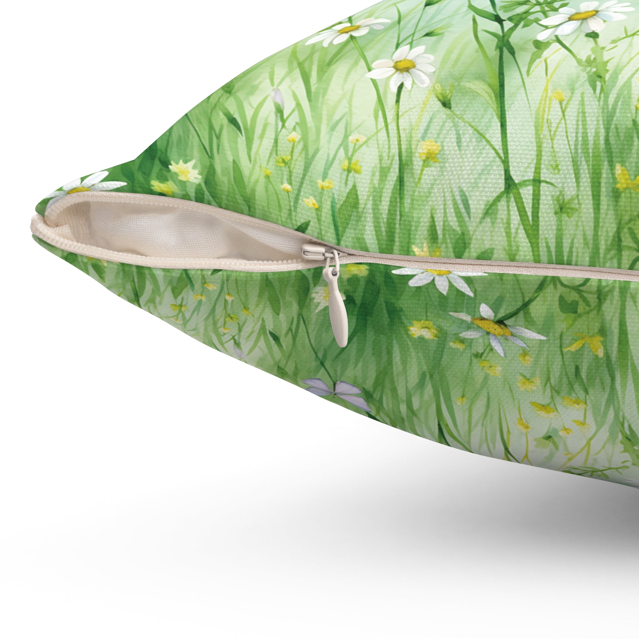 Housewarming Gift Beautiful Watercolor Grassing Daisy Square Decorative Pillow Elegant Home Accent Home Decor | Premium Quality, Soft, and Durable | Perfect for Couch, Bed, or Chair | Elegant Bedrooms Pillow Gift New House, Bridal Shower Gift