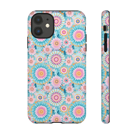 Boho Modern Watercolor Abstract Phone Case Compatible with iPhone, Samsung & More - Stylish, Durable Protection with Vibrant Artistic Design Perfect Gift for Her