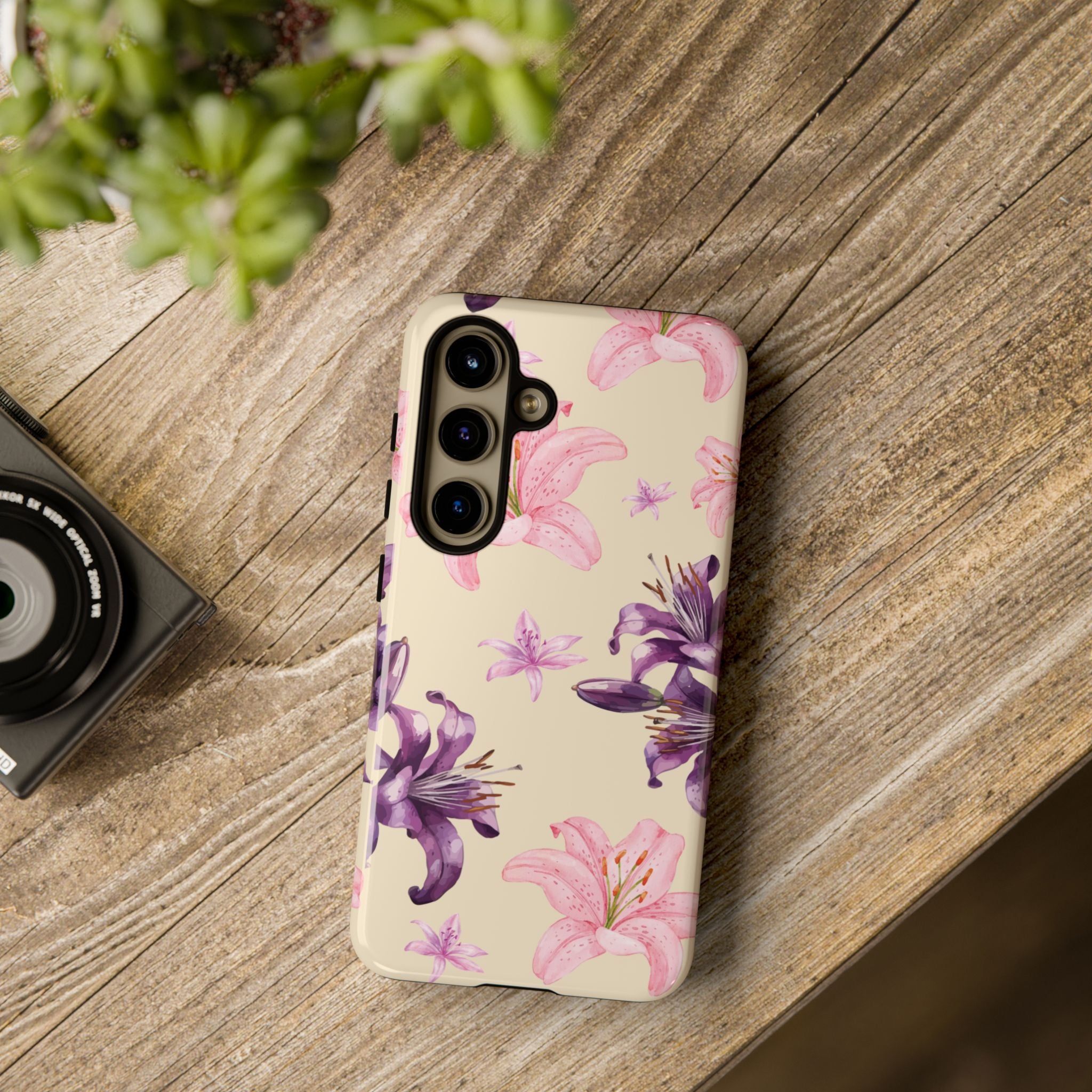 Blooming Tiger Lily Phone Case - Compatible with iPhone, Samsung, and Pixel | Stylish Protective Cover Gift for Her Perfect for Floral Lover