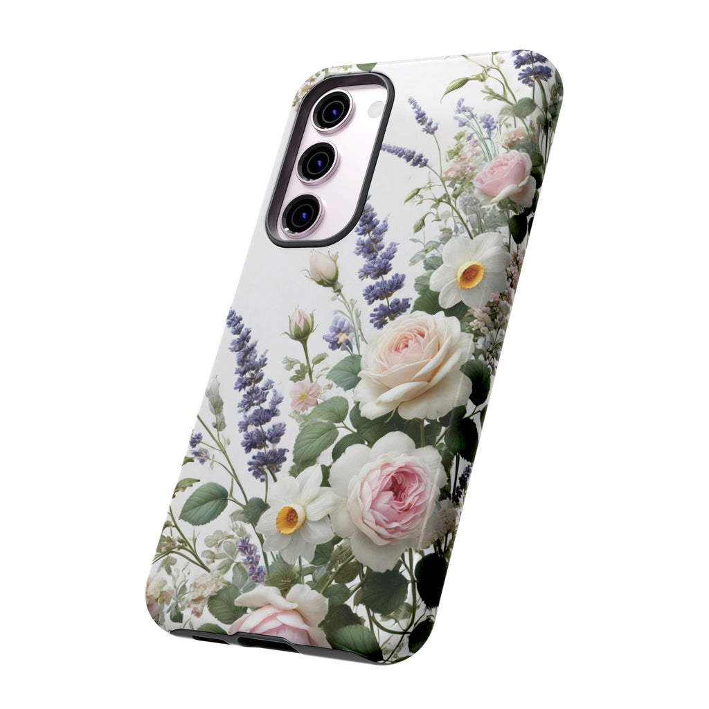 Boho Floral Fall Phone Case for iPhone 17,16  21 23 Samsung, and Pixel | Stylish Protective Cover Gift for Her Perfect for Floral Lover