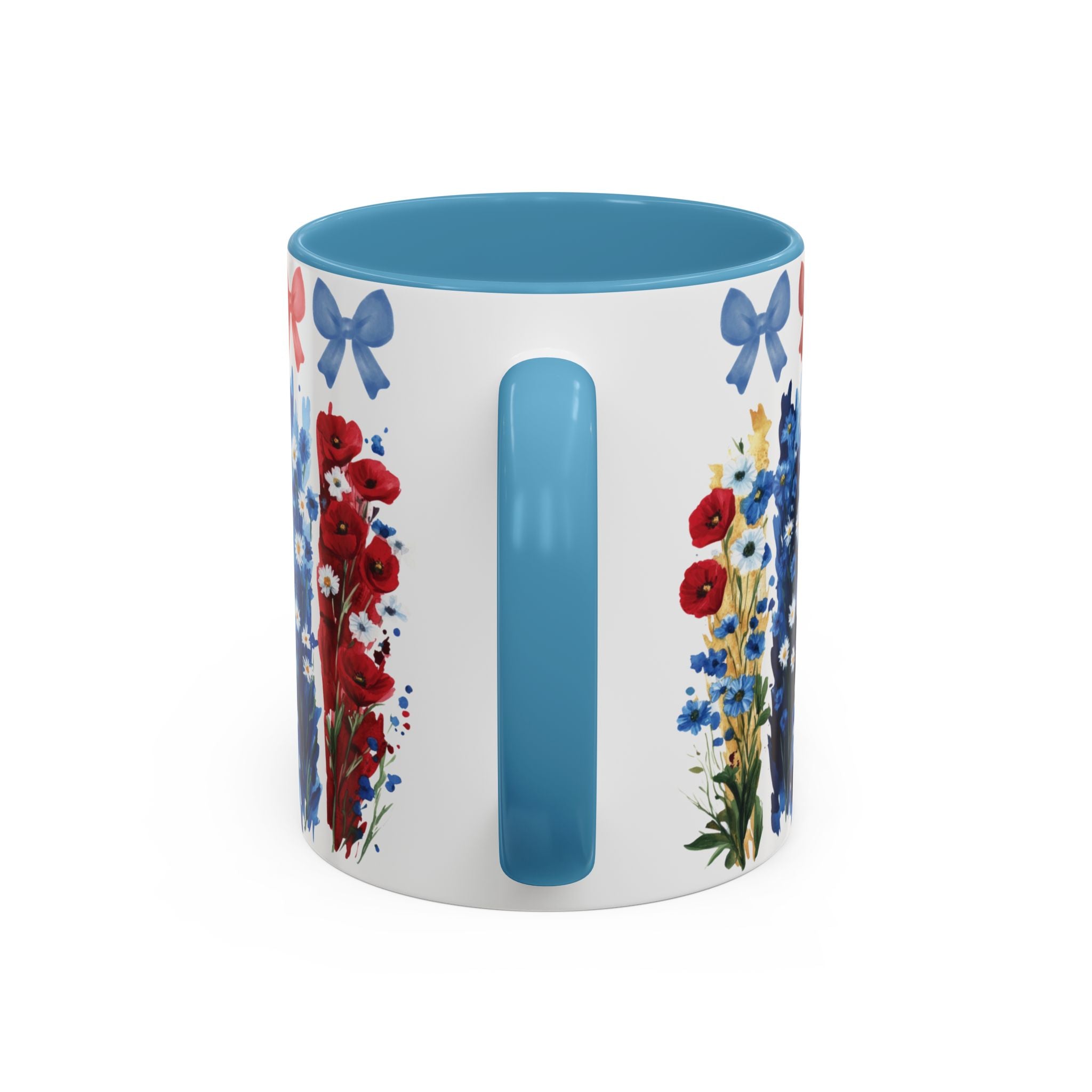 Brushstroke floral With Bows| Christian Mug with Bible Verse | Inspirational Gift for Christians | 11oz and 15oz Ceramic Coffee Mug Cozy Spring Mornings