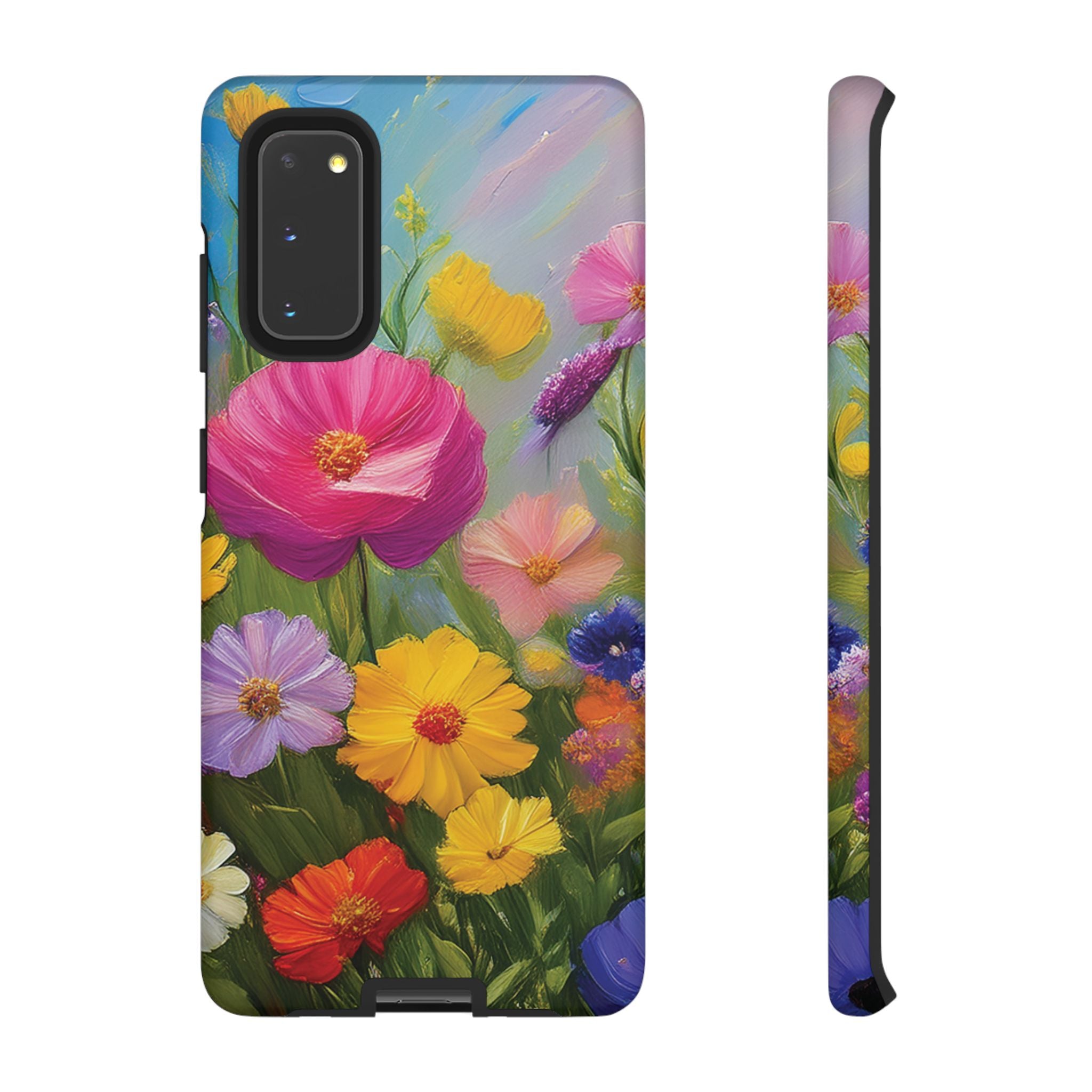 Vibrant Wildflower Painting Phone Case Hand-Painted Floral Art Design | Bright Nature-Inspired Cover | Perfect Gift for Flower Lovers iPhone & Galaxy