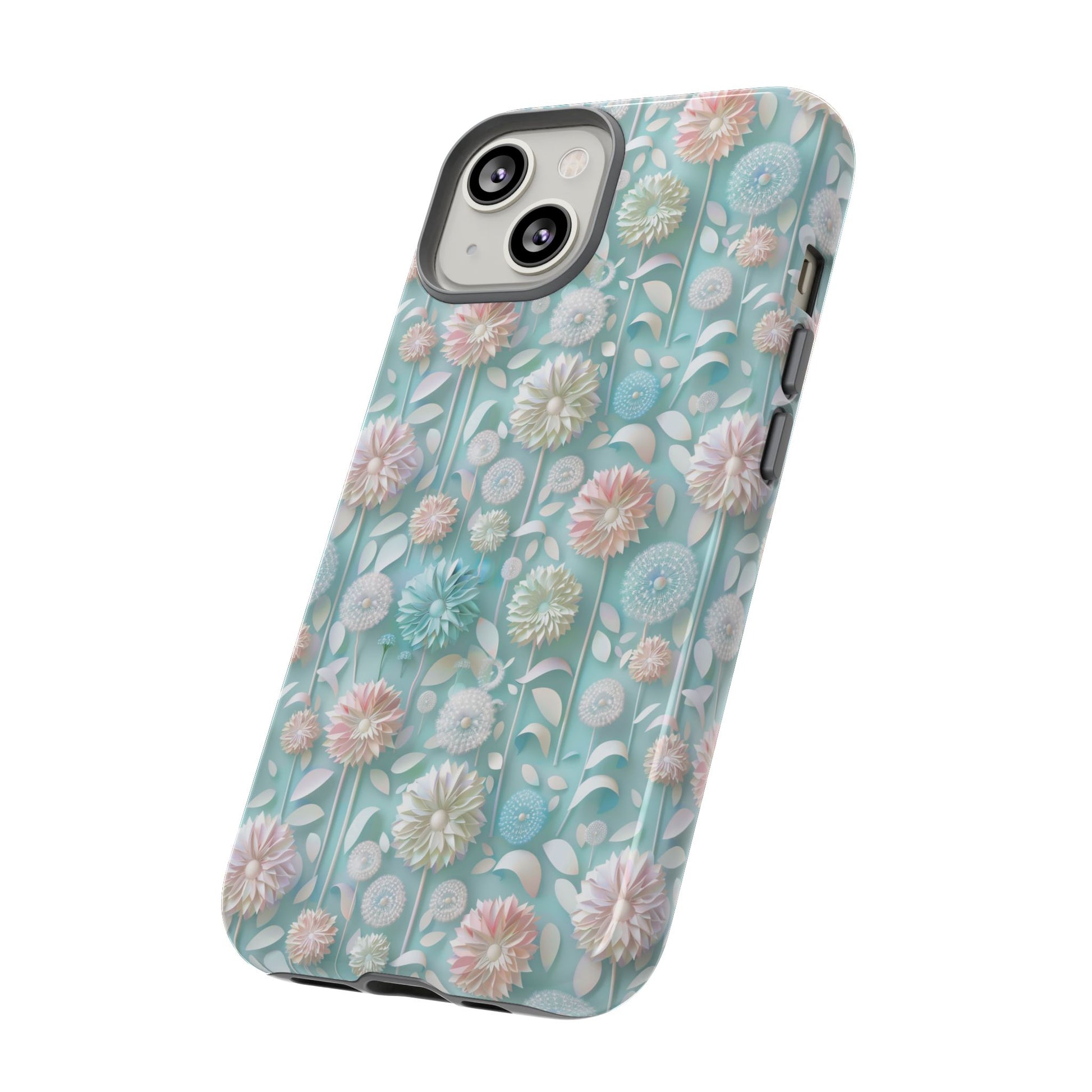 Pastel Floral Phone Case for iPhone & Samsung | Elegant and Slim Design with Shockproof Protection | Durable, Scratch-Resistant, and Lightweight | Stylish Accessory