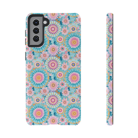 Boho Modern Watercolor Abstract Phone Case Compatible with iPhone, Samsung & More - Stylish, Durable Protection with Vibrant Artistic Design Perfect Gift for Her