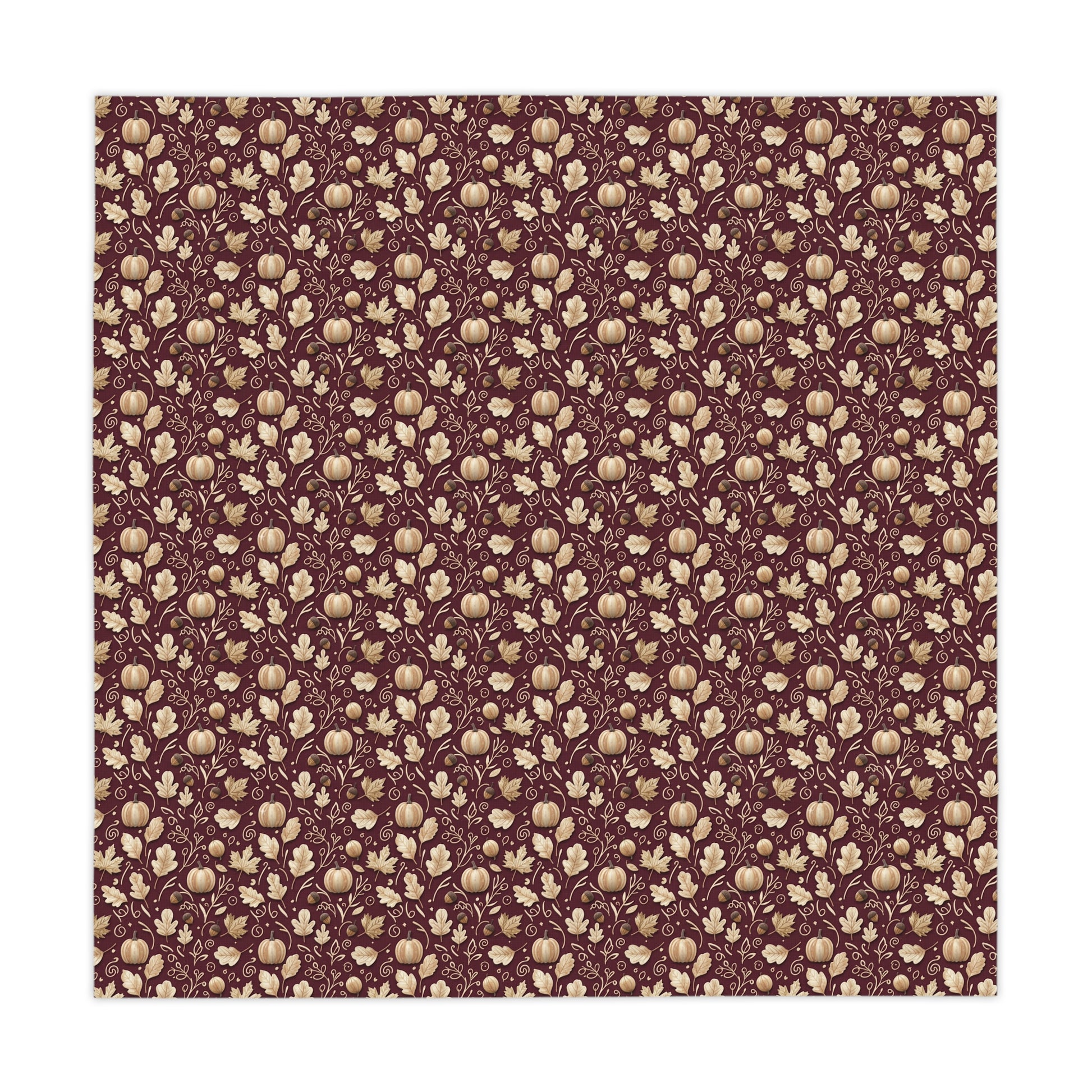 Burgundy  Elegant Wildflowers Fall Chic Tablecloth Durable Table Cover, Perfect Gift for Housewarming, Parties, and Weddings all Events and Occasions