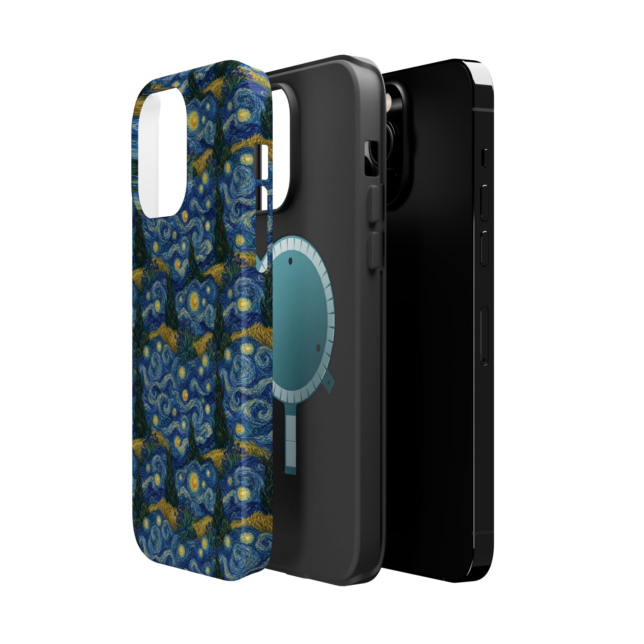Van Gogh Illusion Magnetic Phone Case — Elegant Impact‑Resistant Art Lover Design