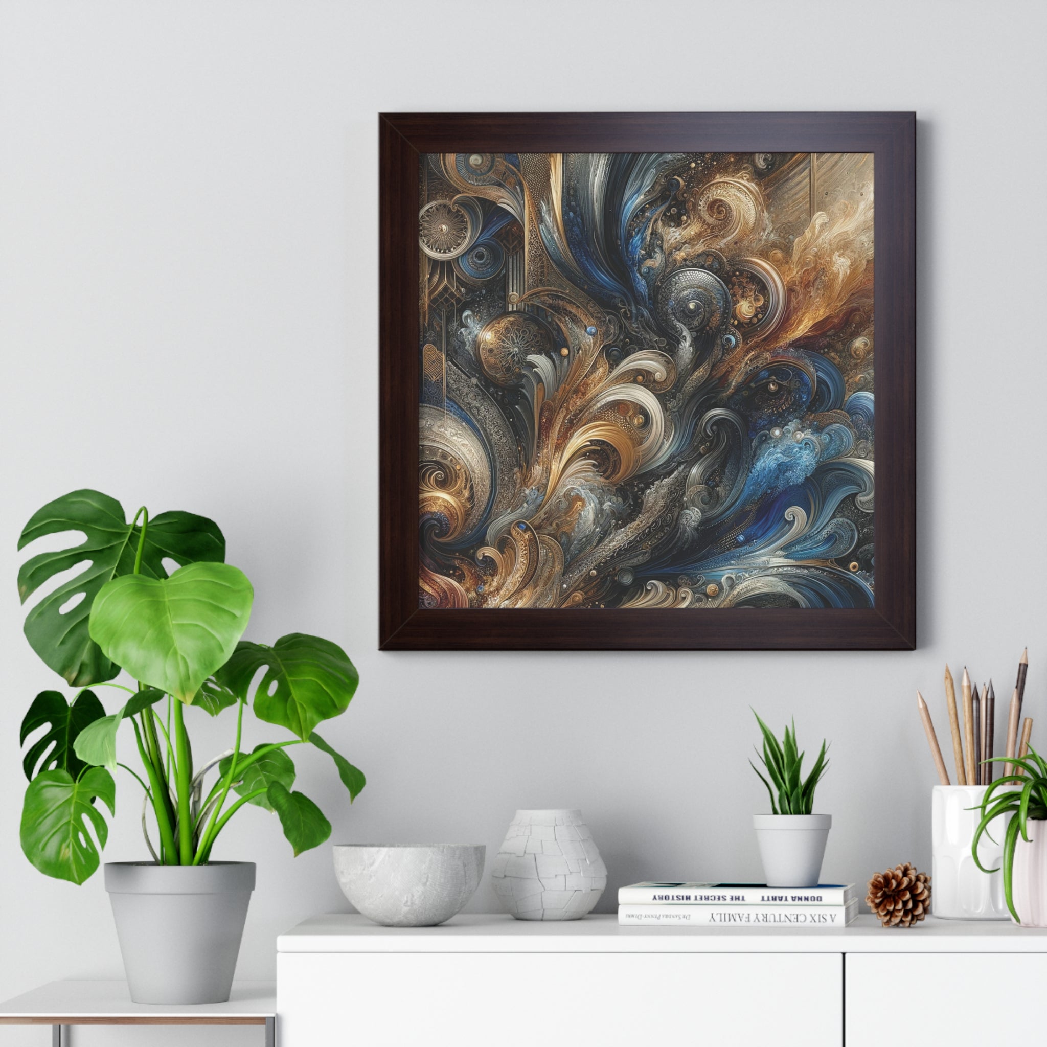 Framed Vertical Poster Elegance in Every Stroke Premium Framed Vertical Posters Oil Art Mastery on Archival Matte Paper, Securely Encased in Black, White, or Walnut Frames with Durable Acrylic Protection Ready to Hang  Timelessly Crafted..