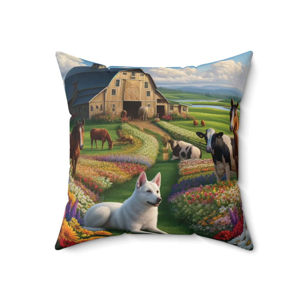 Farmhouse Barn Decorative Pillow Home Accents Mother's Day Gift Luxurious Home Living Room Comfort for Bedroom or Housewarming Gift New House, Bridal Shower Gift.