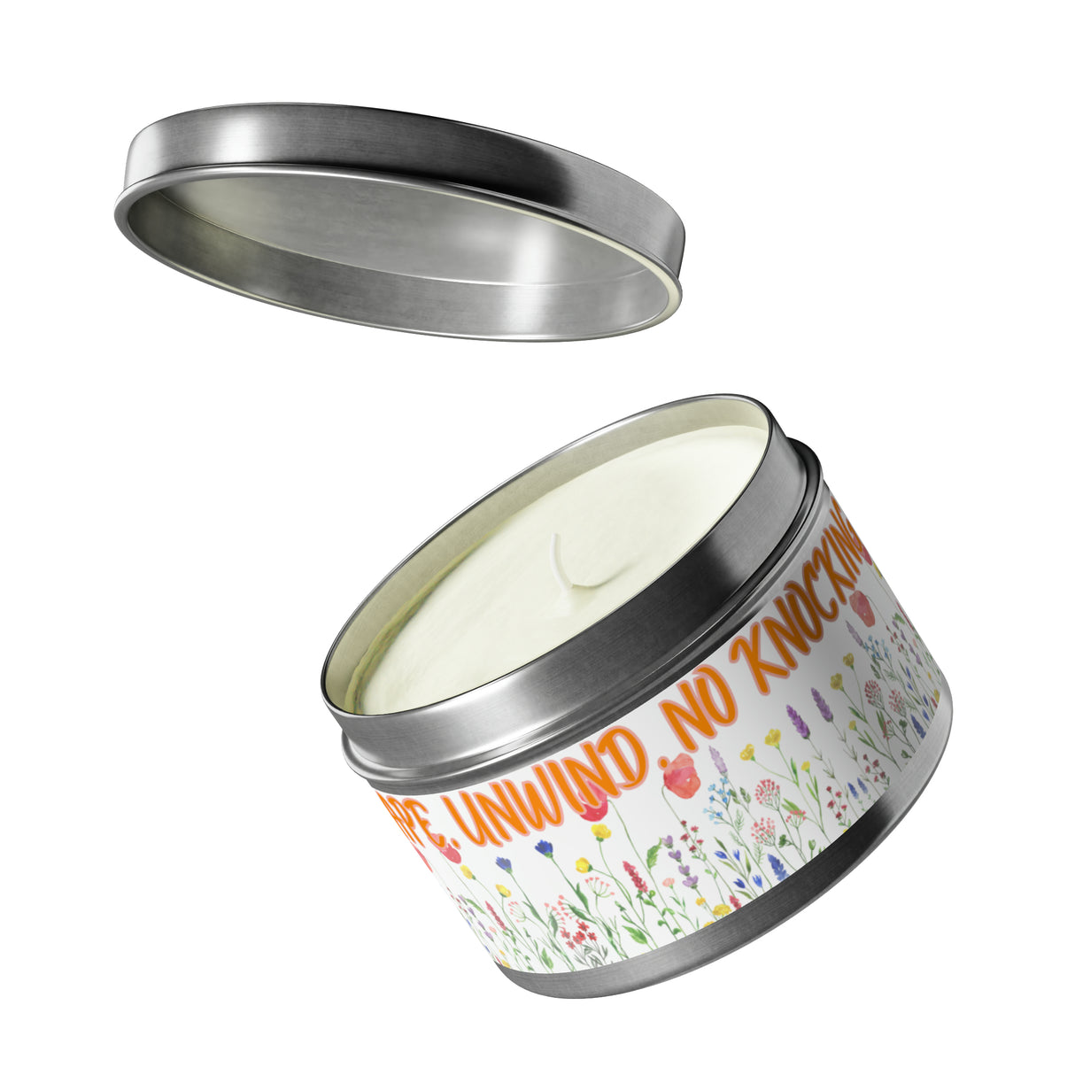 New House Bloom & Glow Elegant Floral Aromas in 4oz/8oz Tin Candles Essence of Nature Collection Unveil Serenity Romance with Exquisite Botanical Scents. Pure Harmony & Grace..