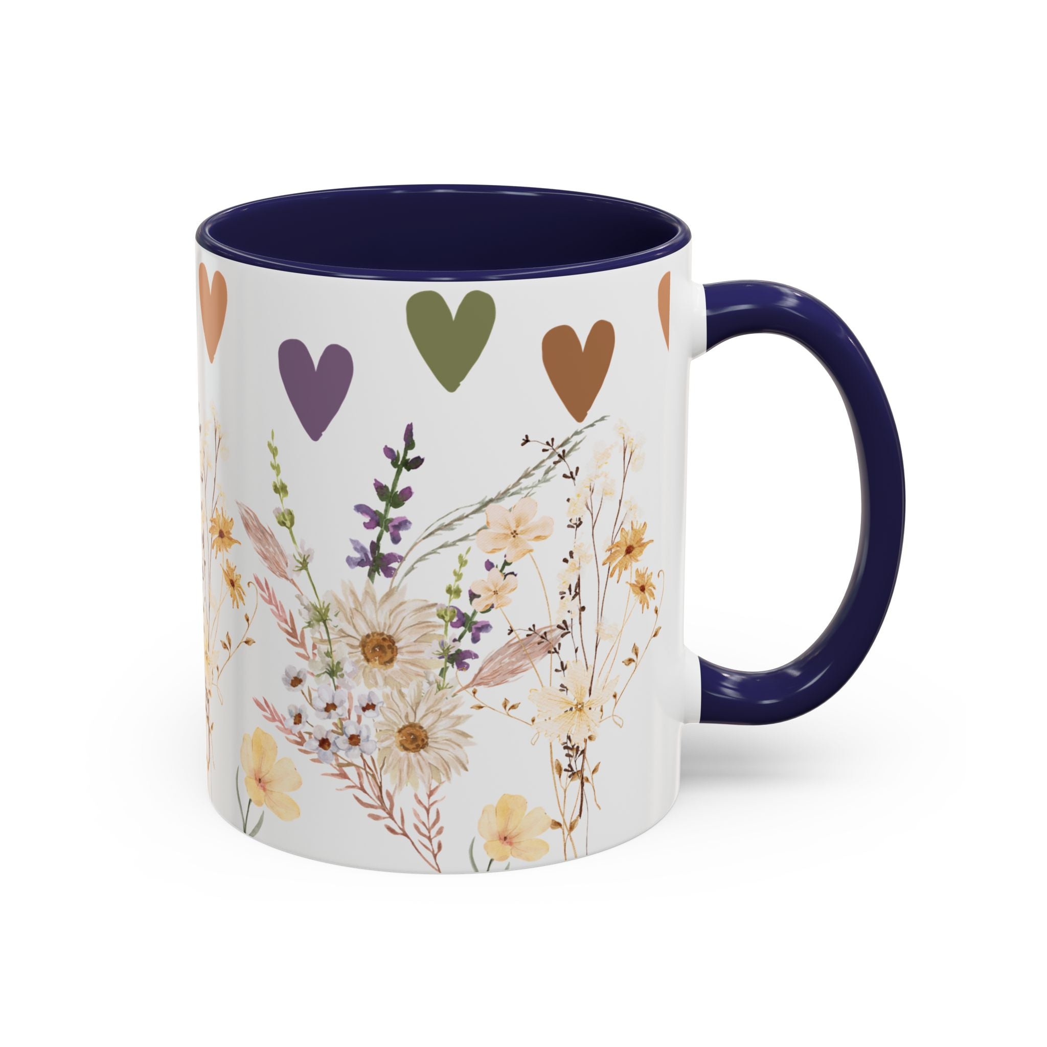 Tasse en céramique Wildflower – Cadeau élégant pour les amateurs de café ou de thé – Parfait pour la fête des mères, les anniversaires et pour ajouter du charme à toute cuisine.
