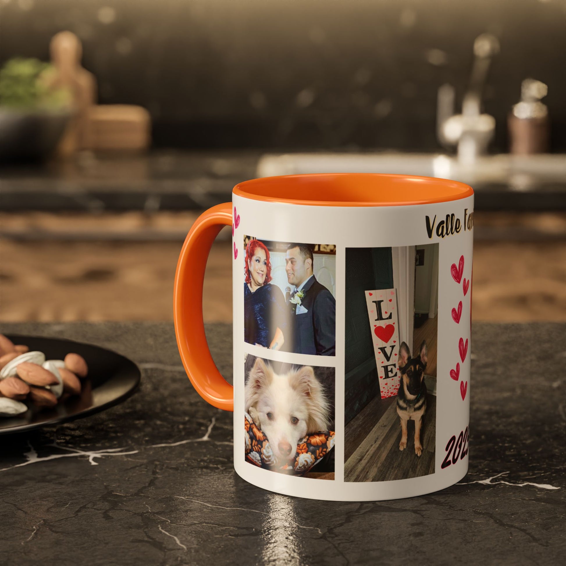 Personalized Photo Collage Coffee Mug, Custom Image Gift for Mom, Mother's Day Present, Colorful 15oz Cup, Birthday Mug, Custom Picture Mug Perfect Giift